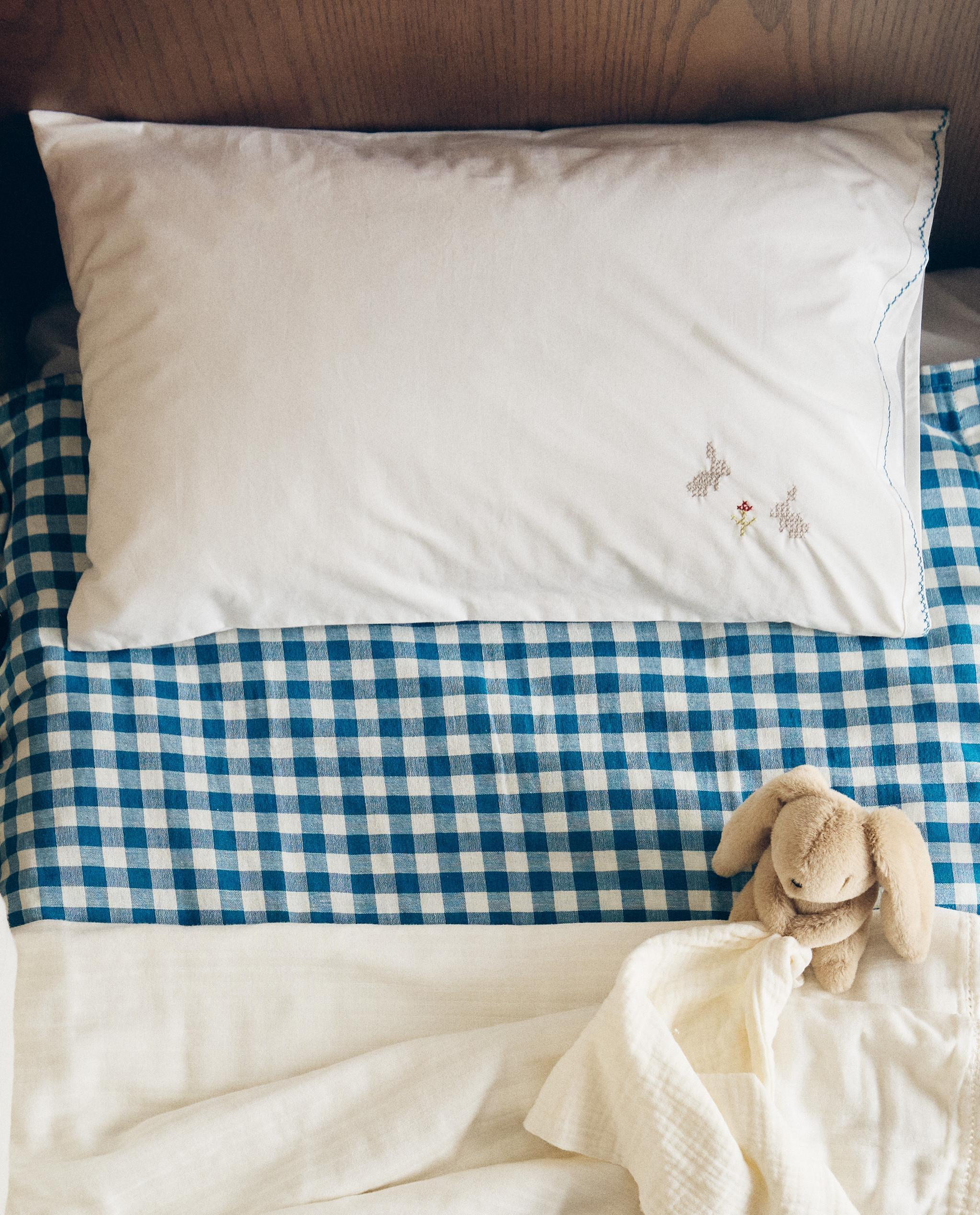 KIDS' CHECK MUSLIN DUVET COVER product thumbnail 14