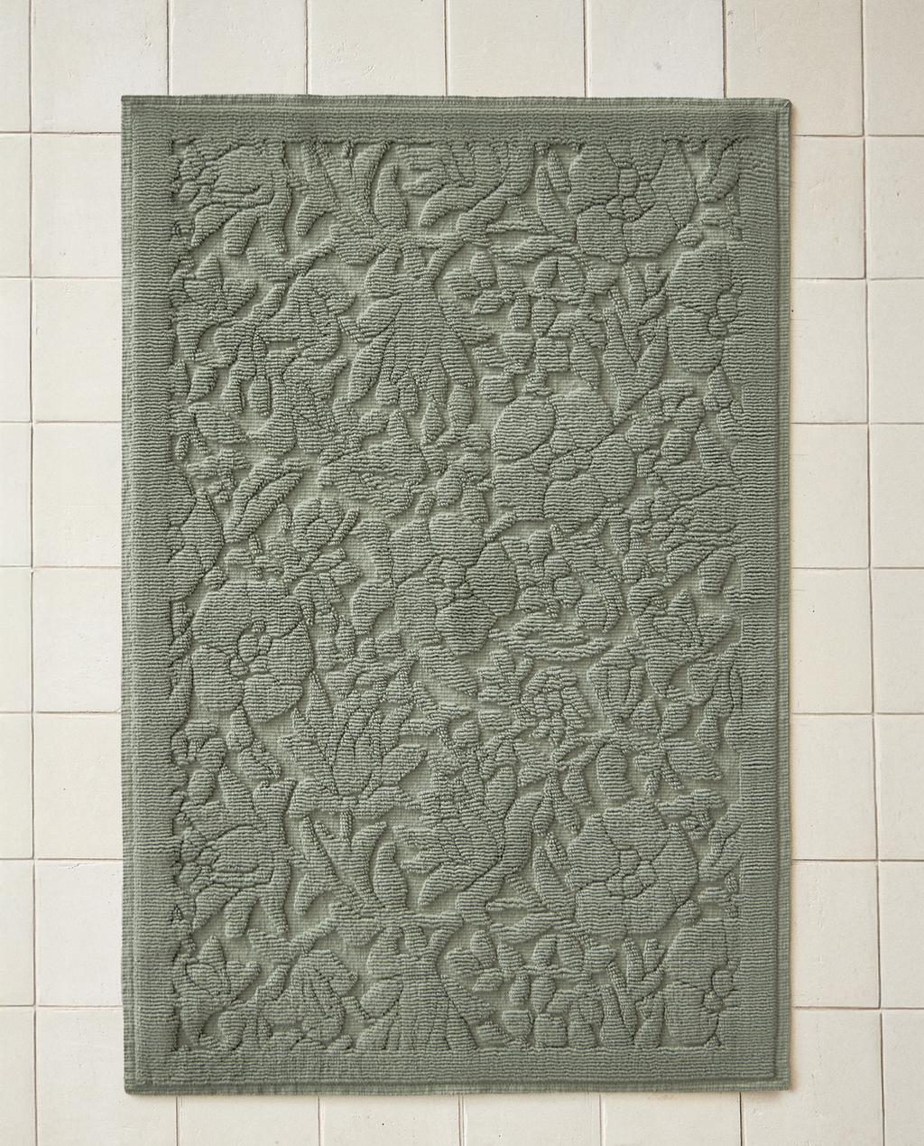 コットンジャカード バスマット