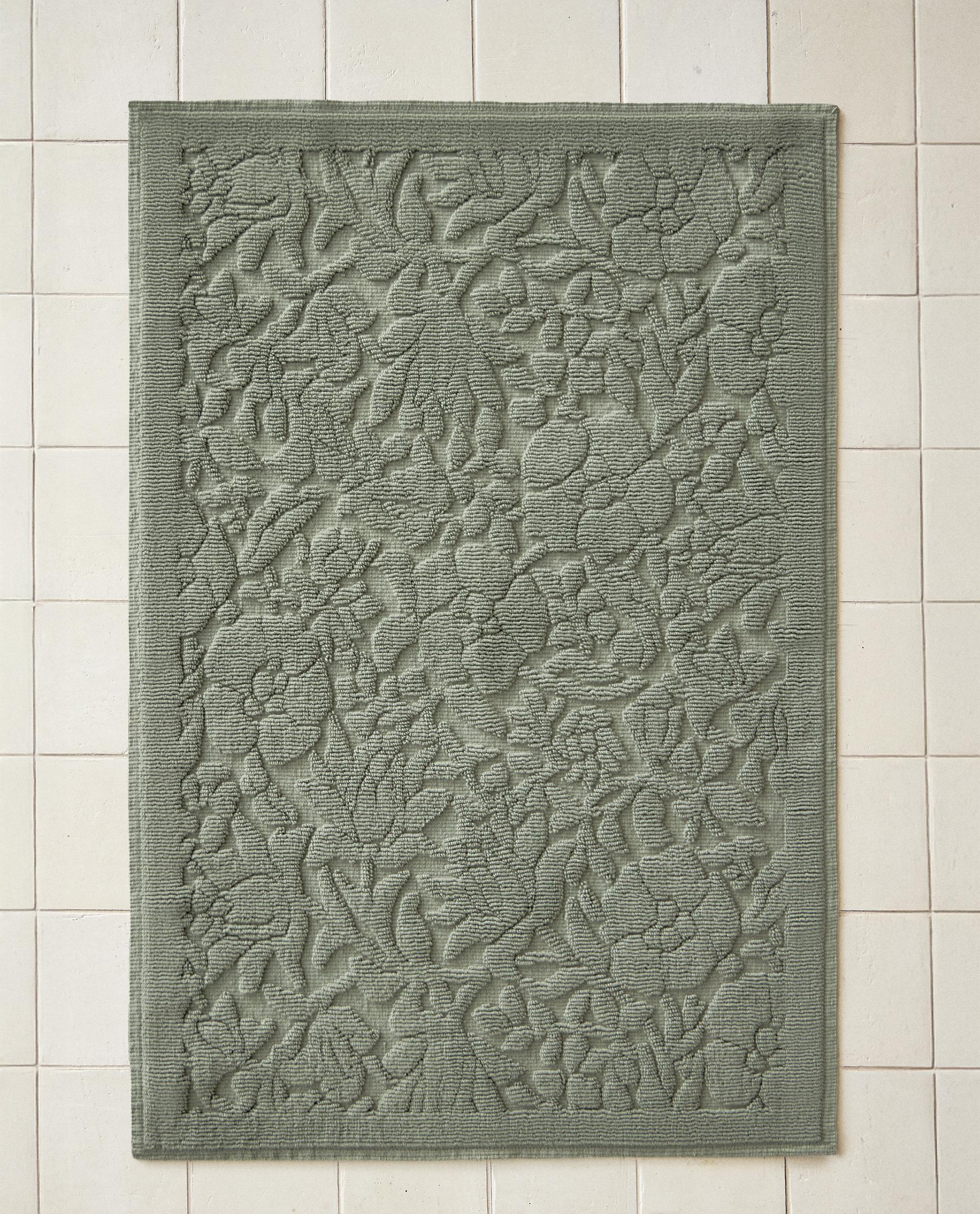 JACQUARD COTTON BATH MAT JACQUARD COTTON BATH MAT