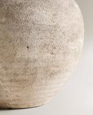 Large Antique Finish Ceramic Table Lamp - Elegant Decor