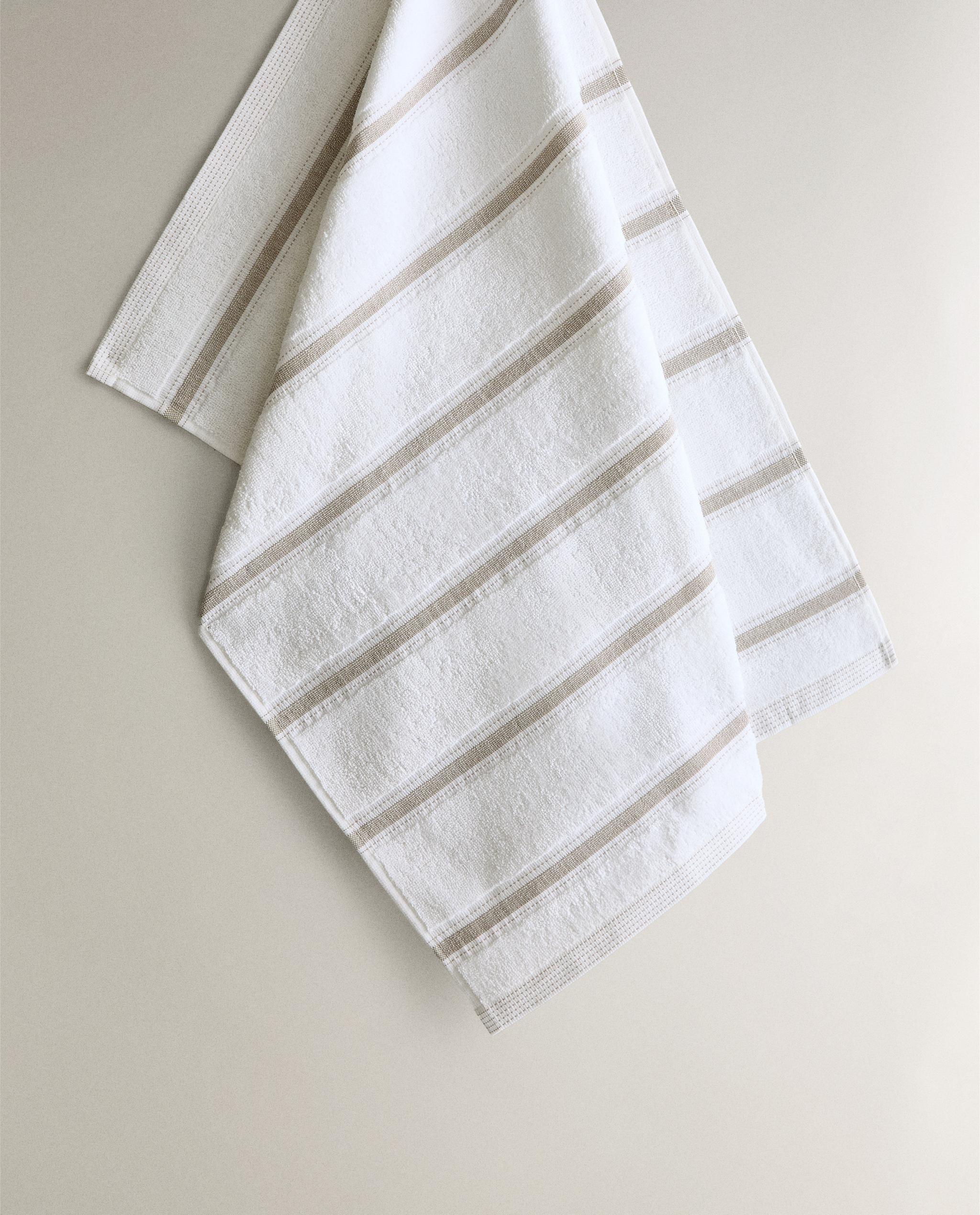 STRIPED COTTON TERRY TEA TOWEL product thumbnail 13