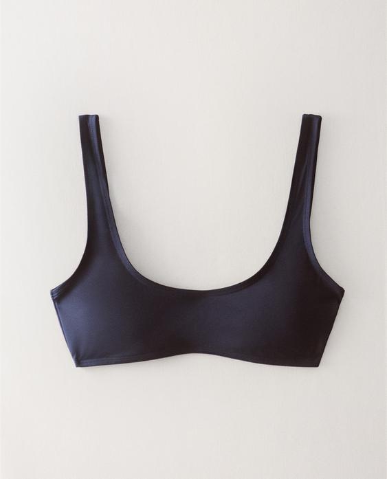 TOP BIKINI MARE SCOLLO ROTONDO