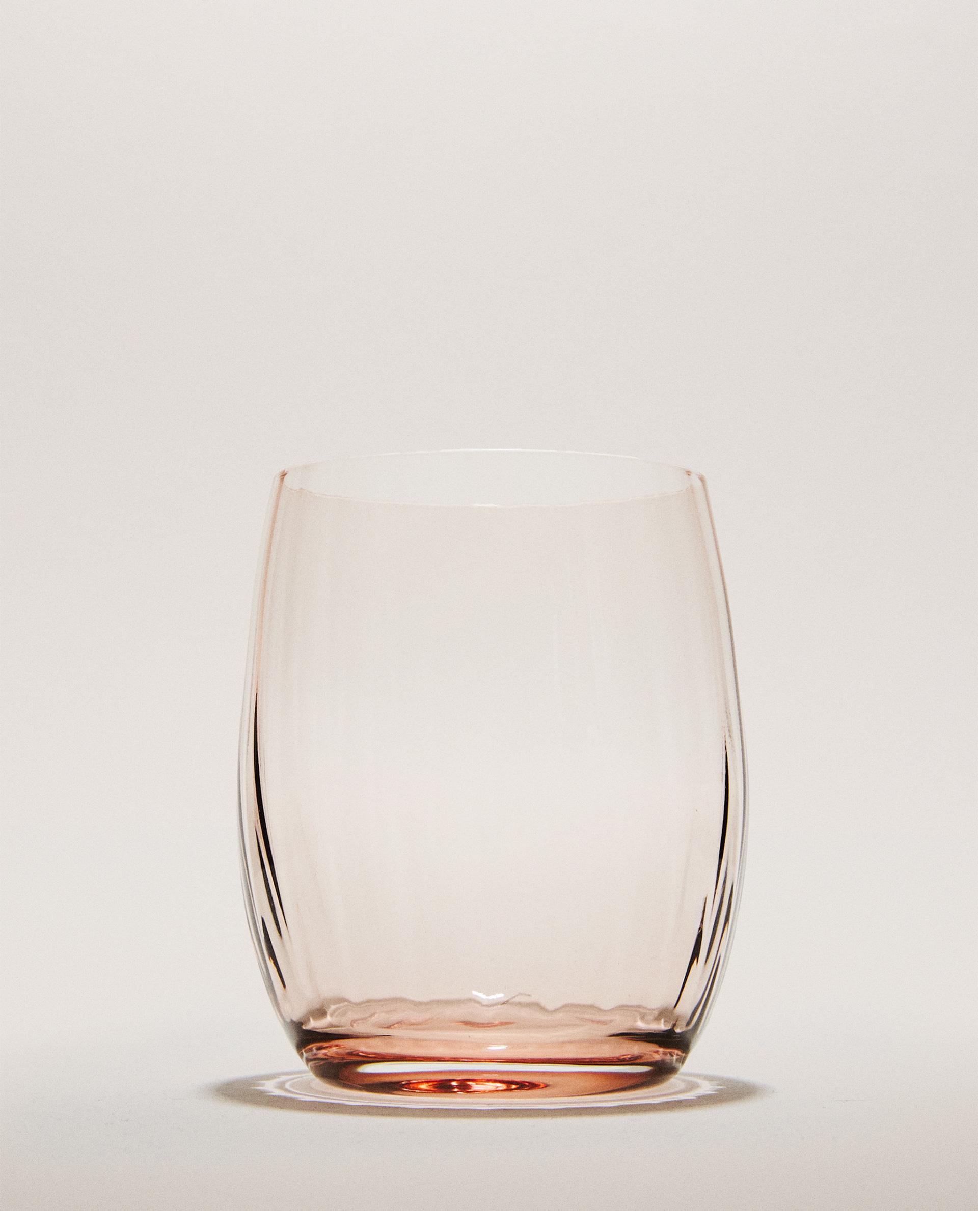 VASO CRISTALIN EFECTO ÓPTICO Zara Home España