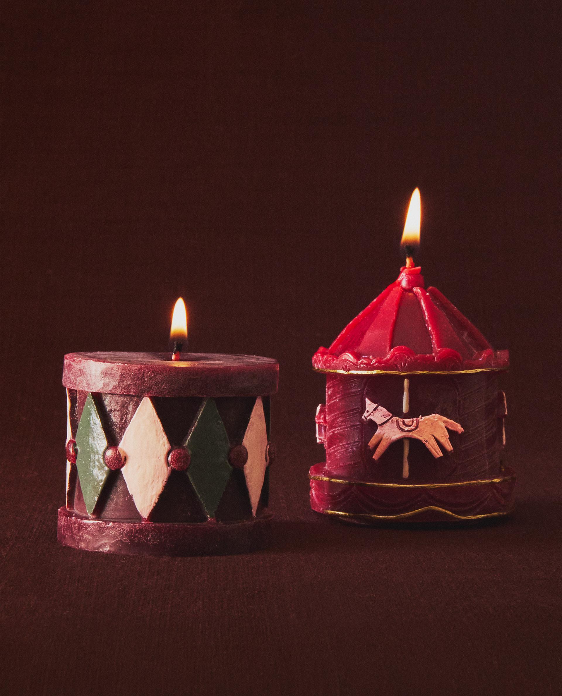 PACK OF GINGERBREAD SCENTED DRUM CANDLES (PACK OF 2) | Zara Home Κύπρος ...