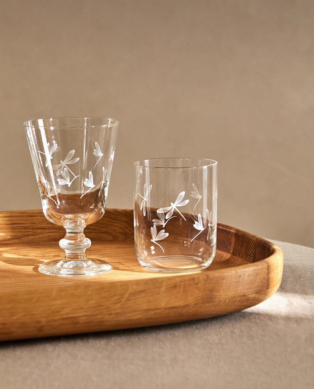 DRAGONFLY GLASSWARE SET