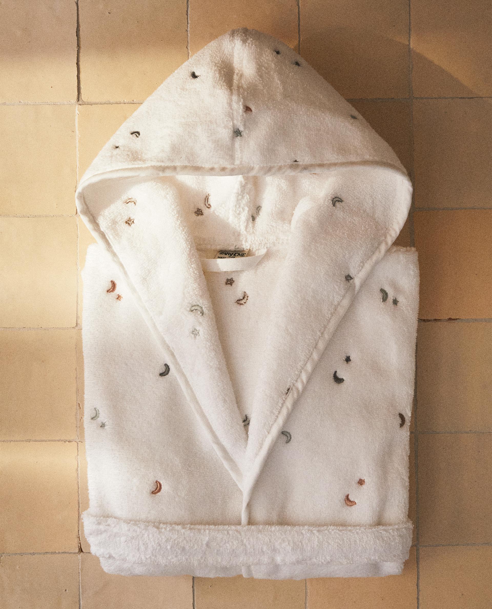 Hudson - Bata De Baño Con Capucha, Diseño De Cara De Animal, 0-9 Meses