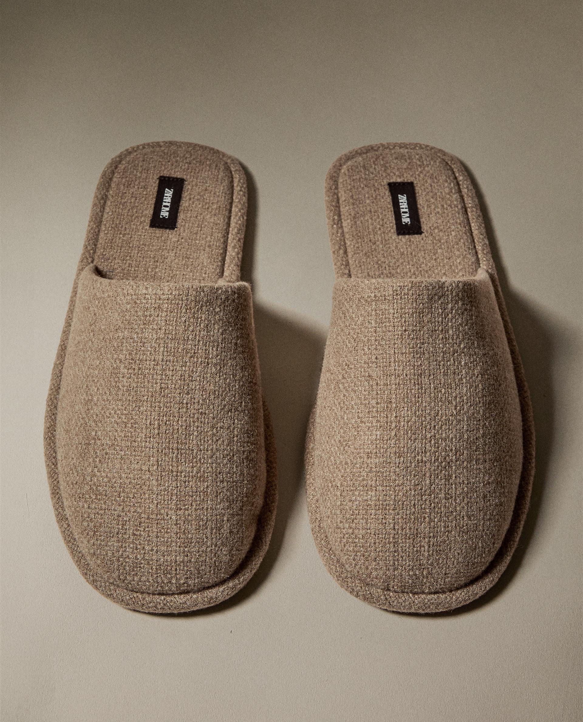 Pantofole Uomo In Pelle Di Pecora Con Interno In Lana - Comode E Calde, Taglie EU 40-46, Marroni - Foto 4