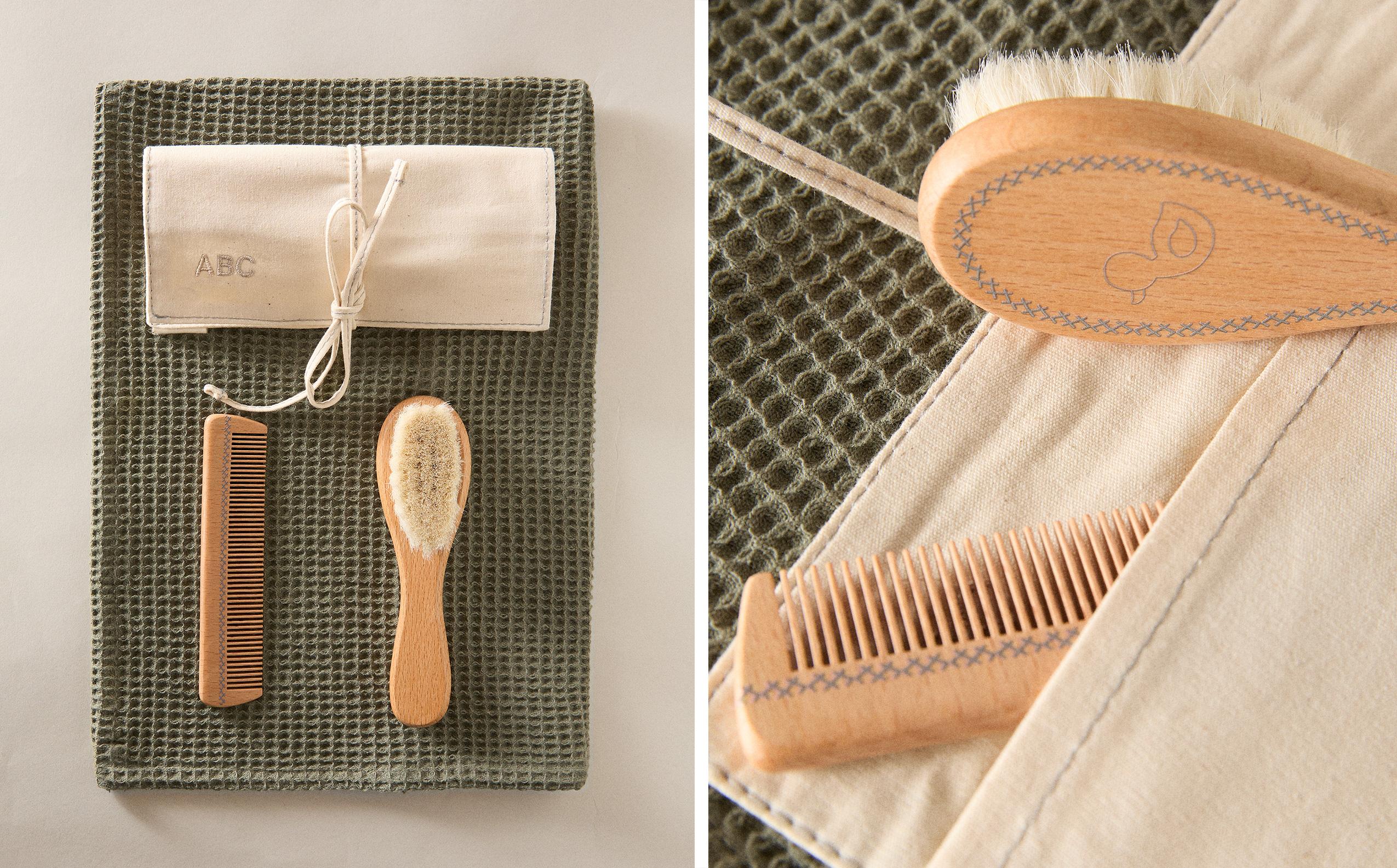 DUCKLING BRUSH AND COMB SET