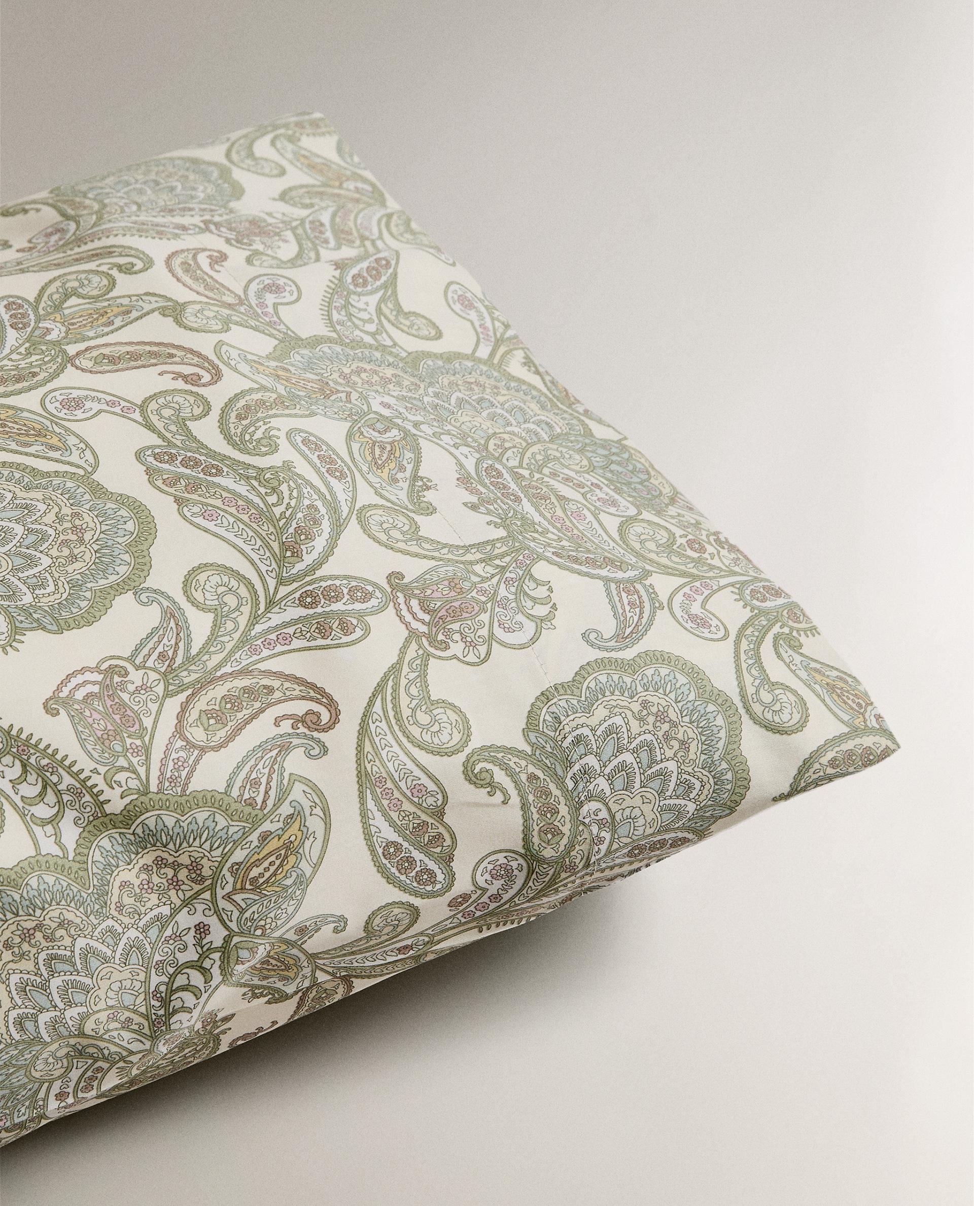 PAISLEY SATEEN PILLOWCASE