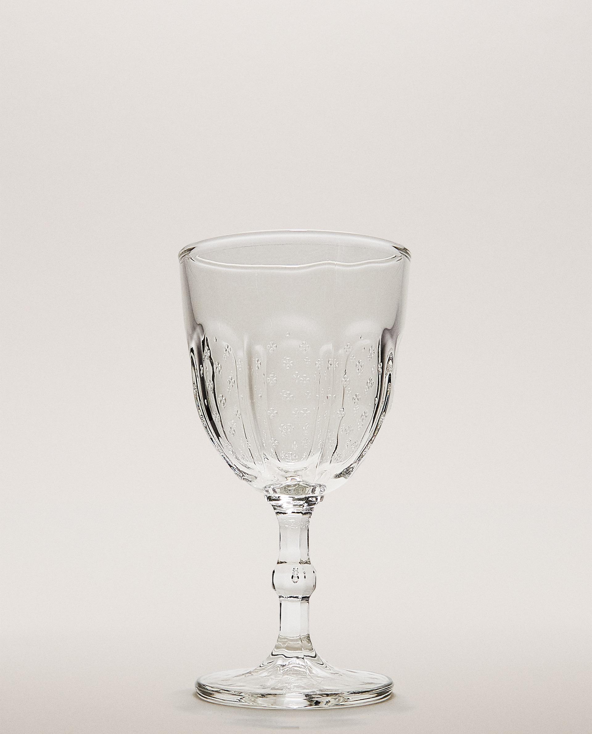 COPA VIDRIO RELIEVE FLOR Zara Home México