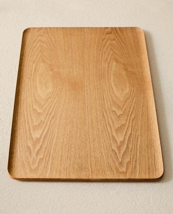 LARGE RECTANGULAR WOODEN TRAY LARGE RECTANGULAR WOODEN TRAY