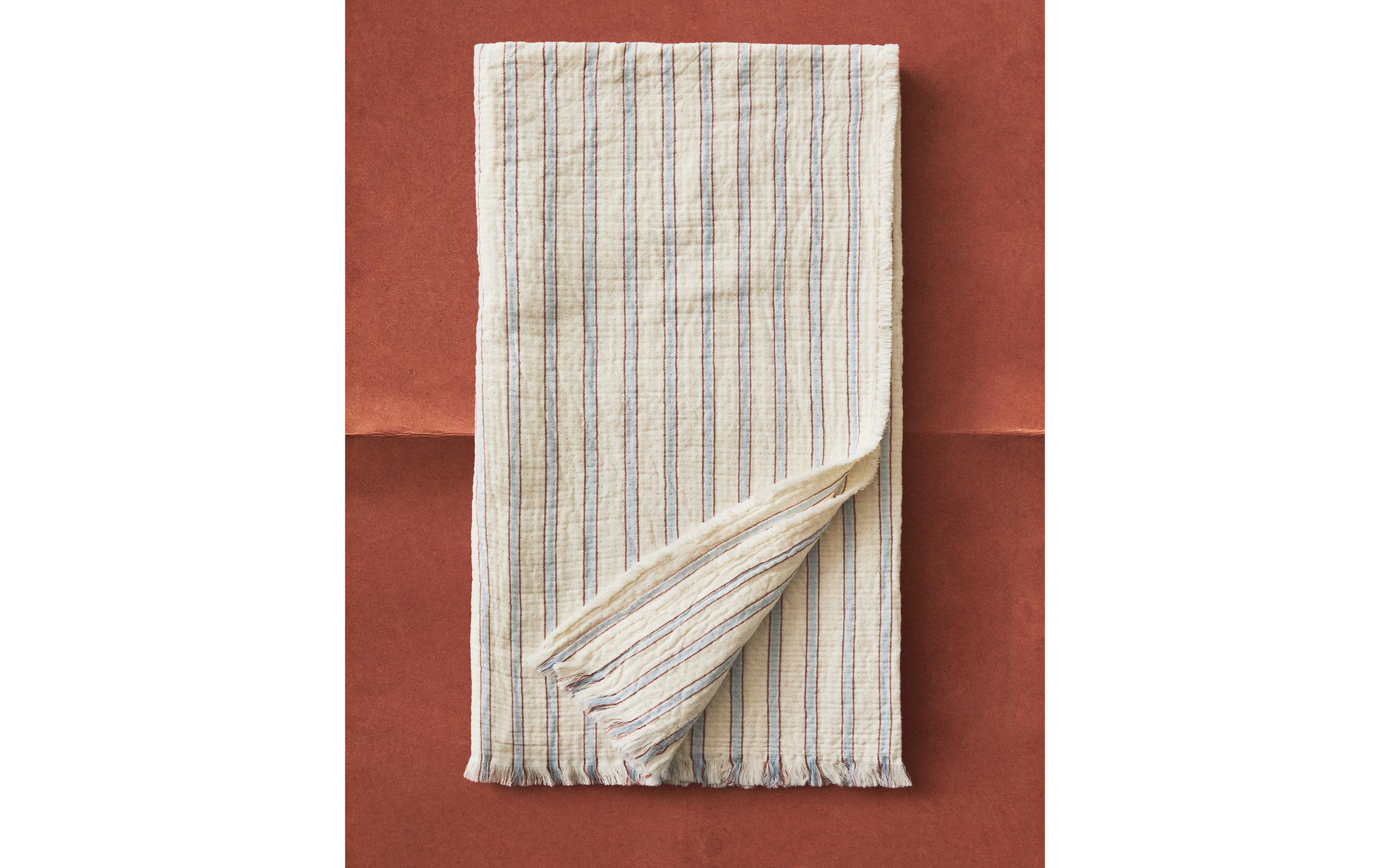 STRIPED MUSLIN BABY BLANKET product thumbnail 9