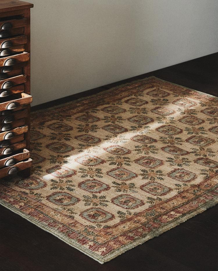 VINTAGE DESIGN JUTE RUG