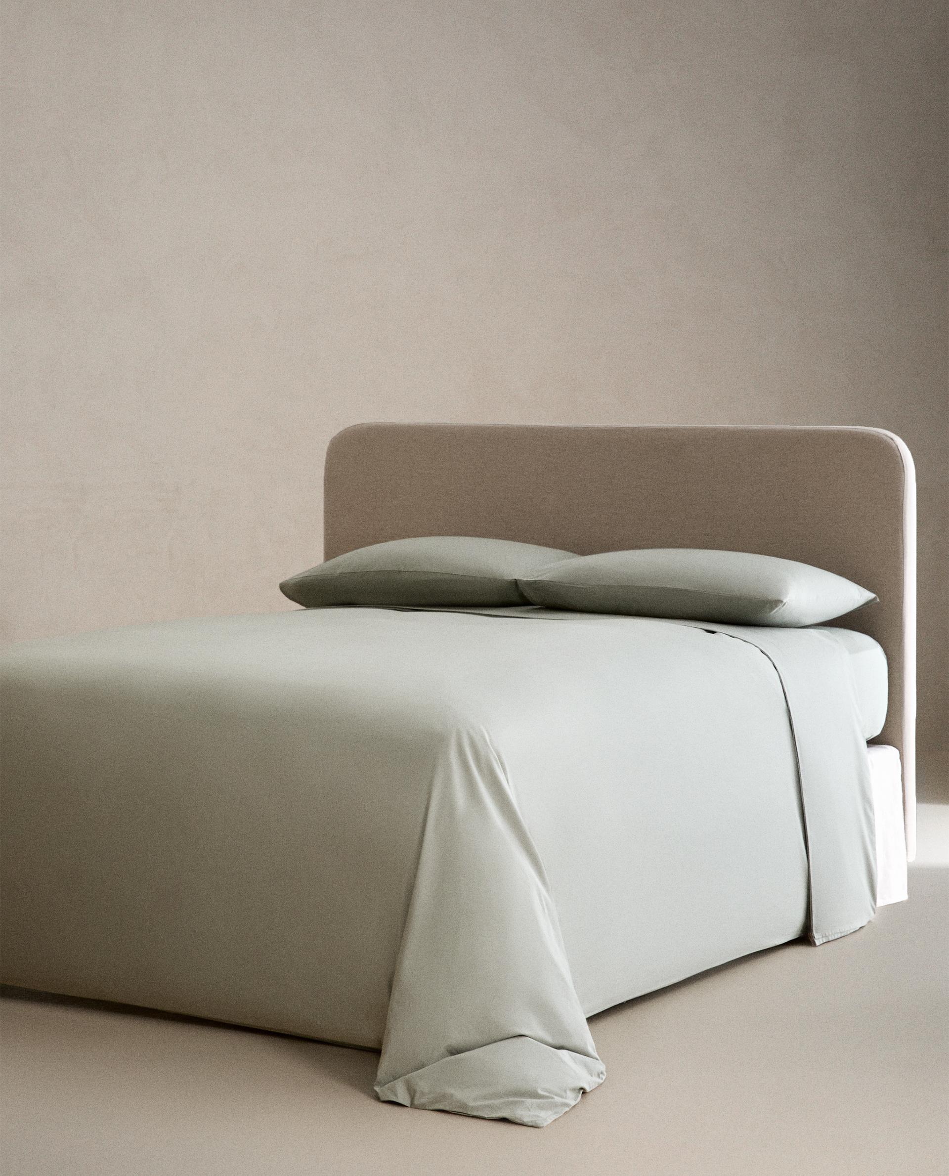 1868 新品　ZARA HOME コットン　掛け布団　カバー　ブラック パーケルコットン 掛け布団カバー（500スレッド） | Zara Home
