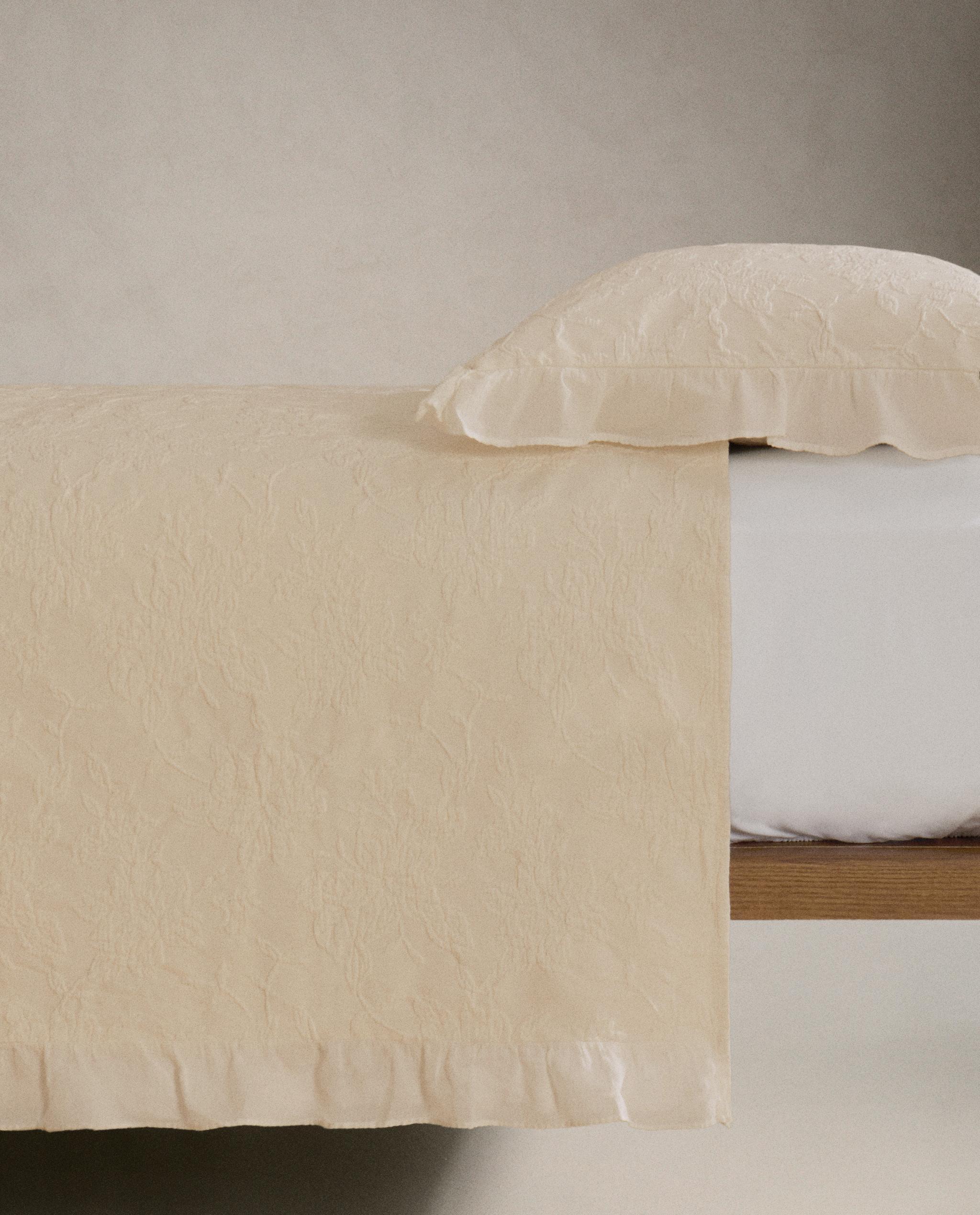 JACQUARD BEDSPREAD WITH RUFFLE TRIM product thumbnail 14