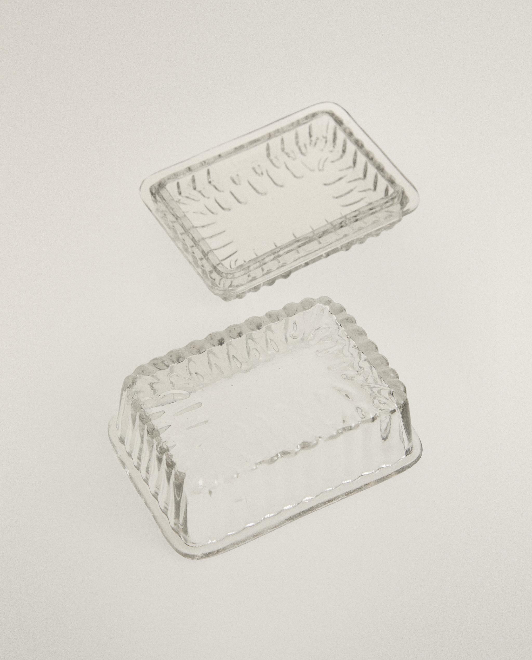 GLASS BUTTER DISH product thumbnail 2