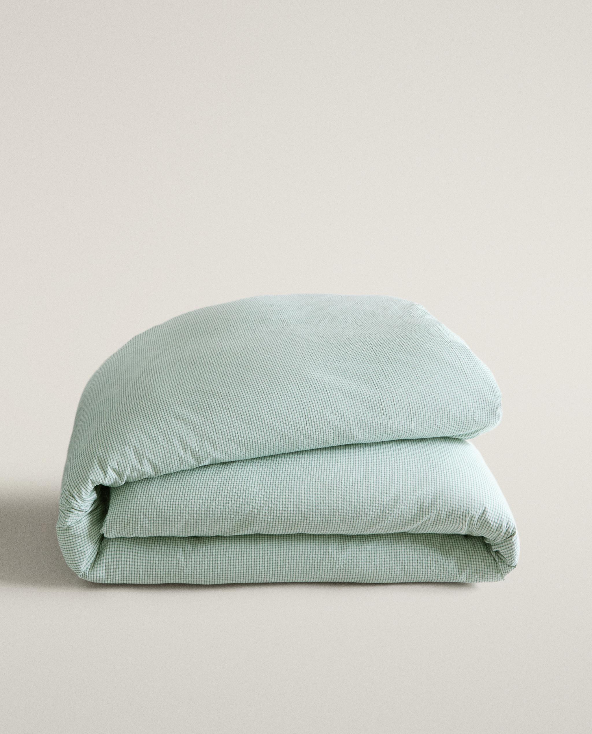CHECK SEERSUCKER DUVET COVER product thumbnail 10