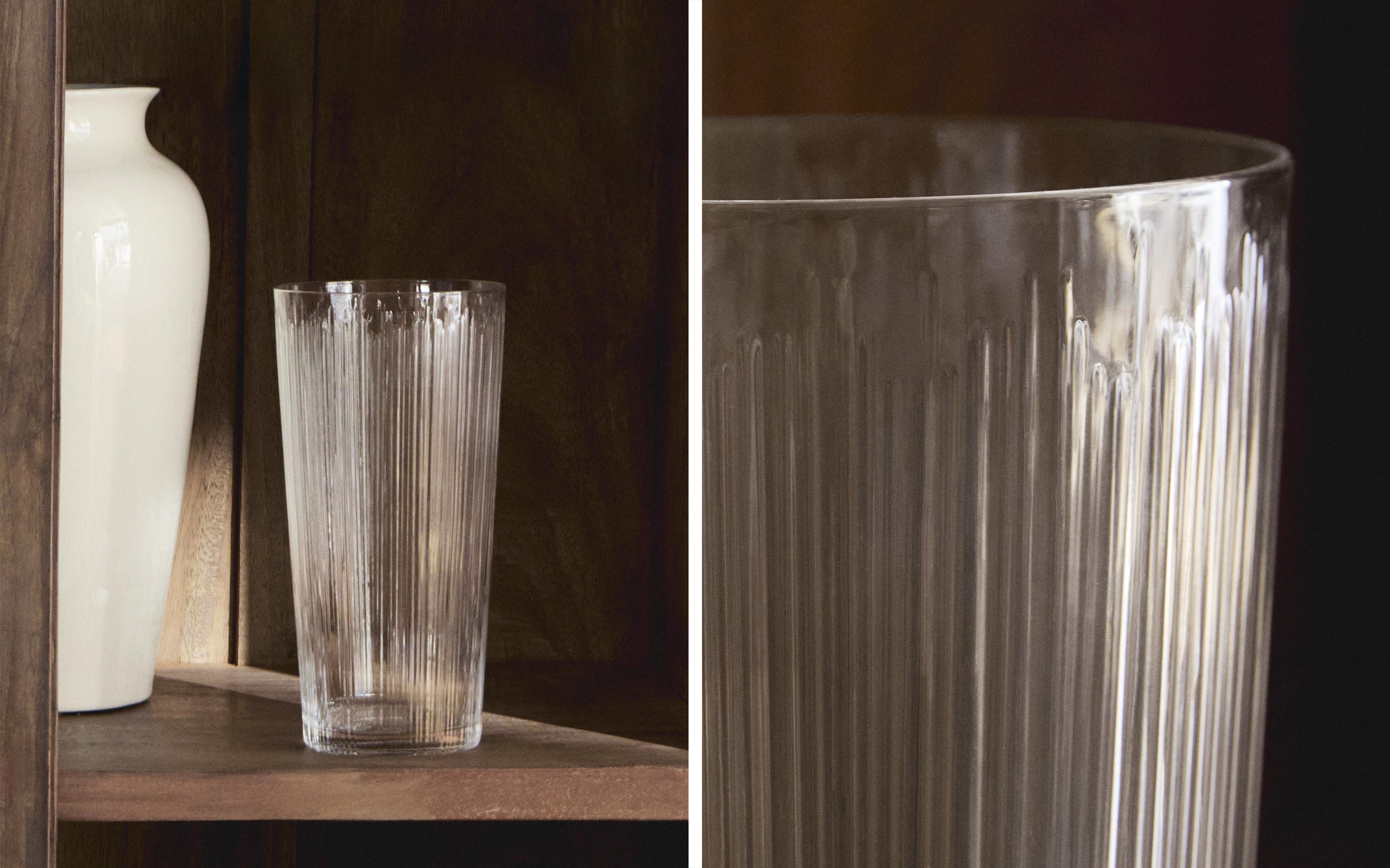DECORATIVE TALL GLASS VASE product thumbnail 14