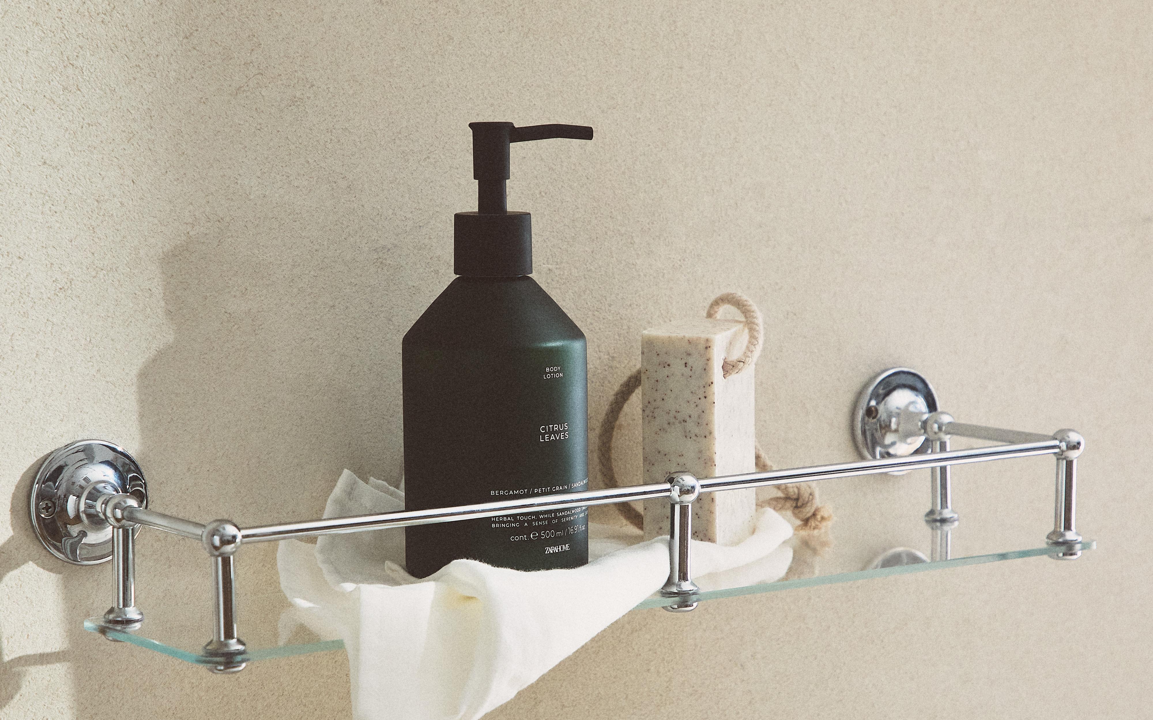 GLASS METAL BATHROOM SHELF product thumbnail 8