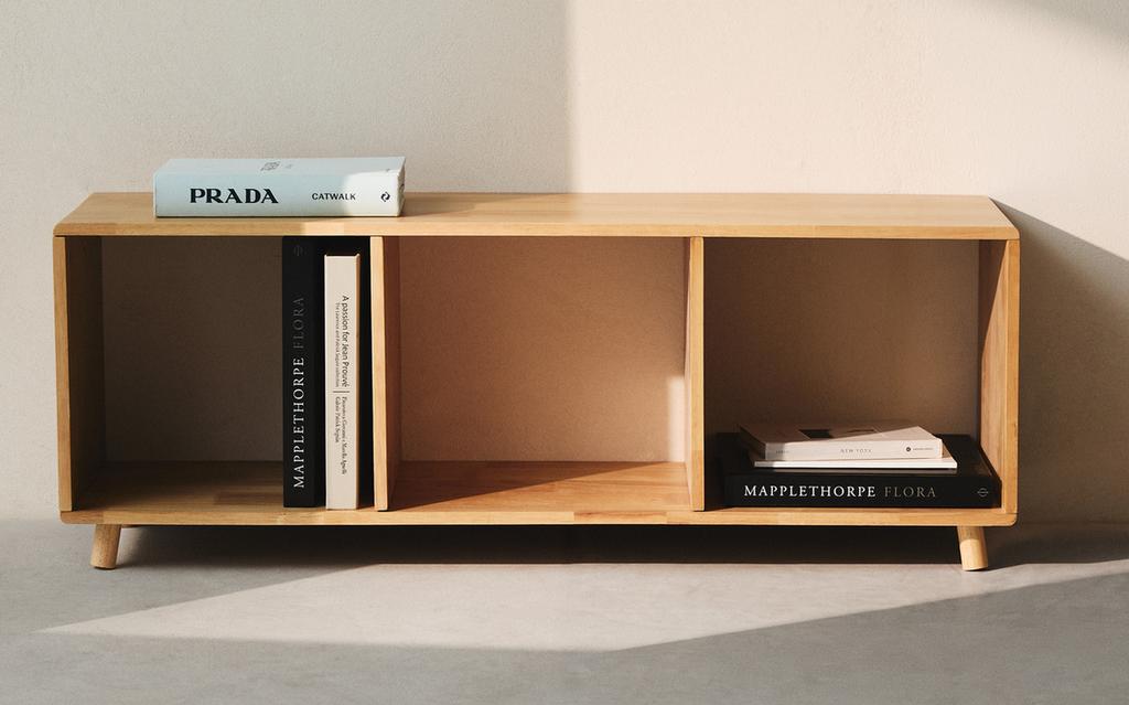 WOOD STORAGE SIDEBOARD