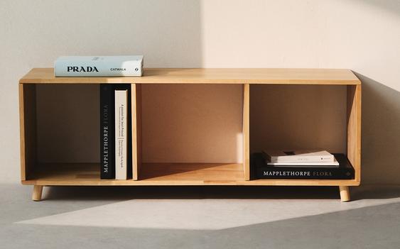 WOOD STORAGE SIDEBOARD
