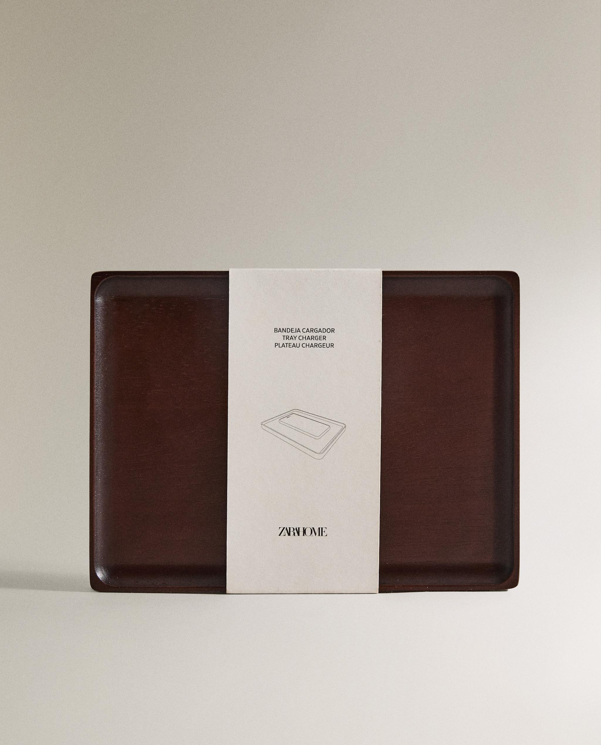 MOBILE PHONE CHARGER WOODEN TRAY product thumbnail 5