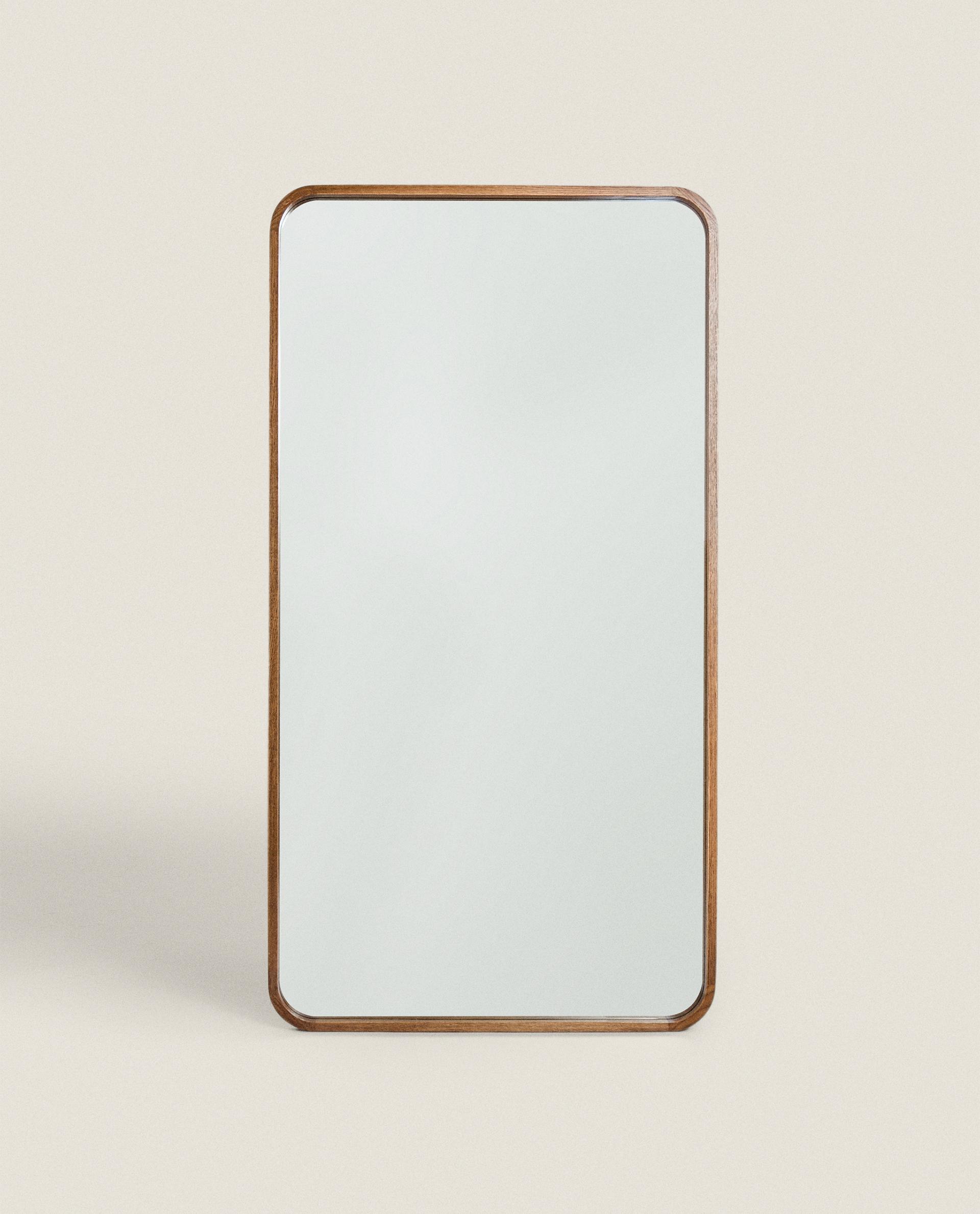 LARGE FULL LENGTH MIRROR WITH ROUNDED FRAME | Zara Home