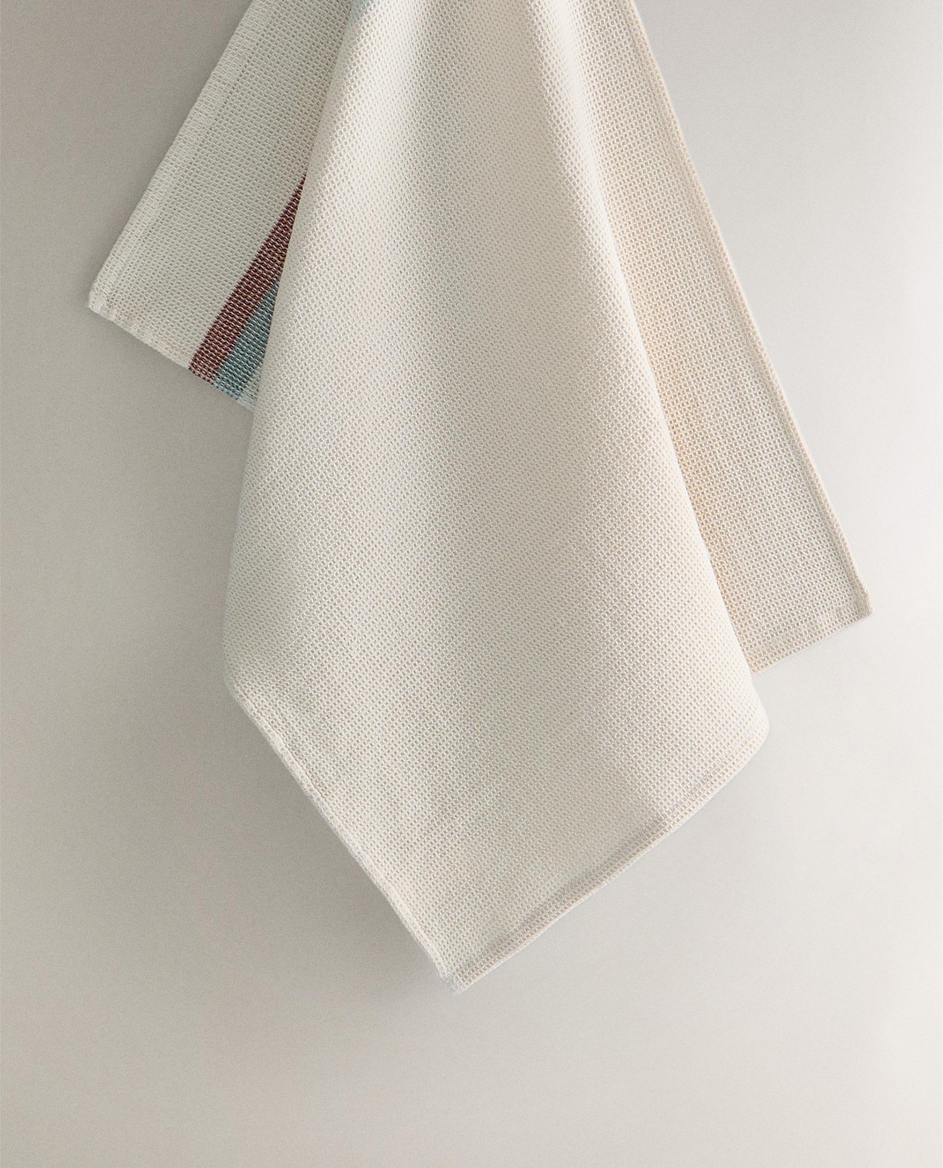 WAFFLE KNIT TEA TOWEL Zara Home Kosovo