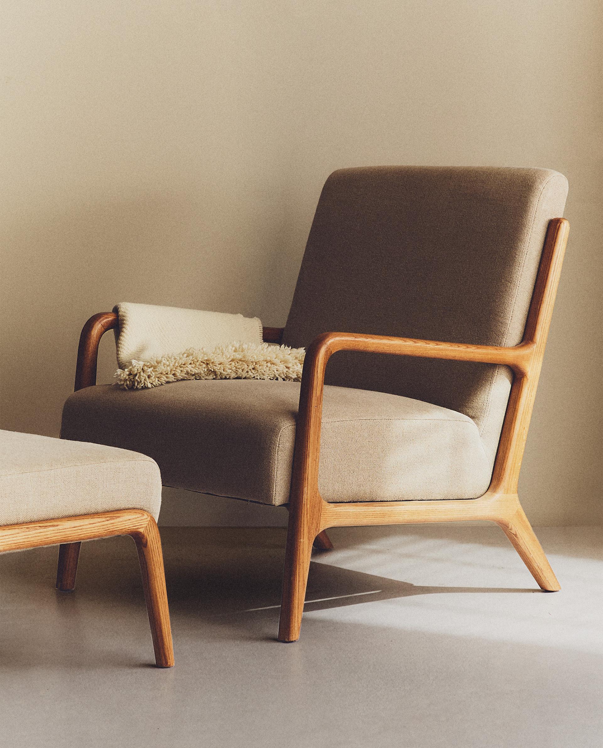 テリー フットレスト スツール　zara  チェア テリー フットレスト スツール zara home - メルカリ