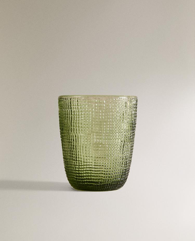 VASO VIDRIO RELIEVE