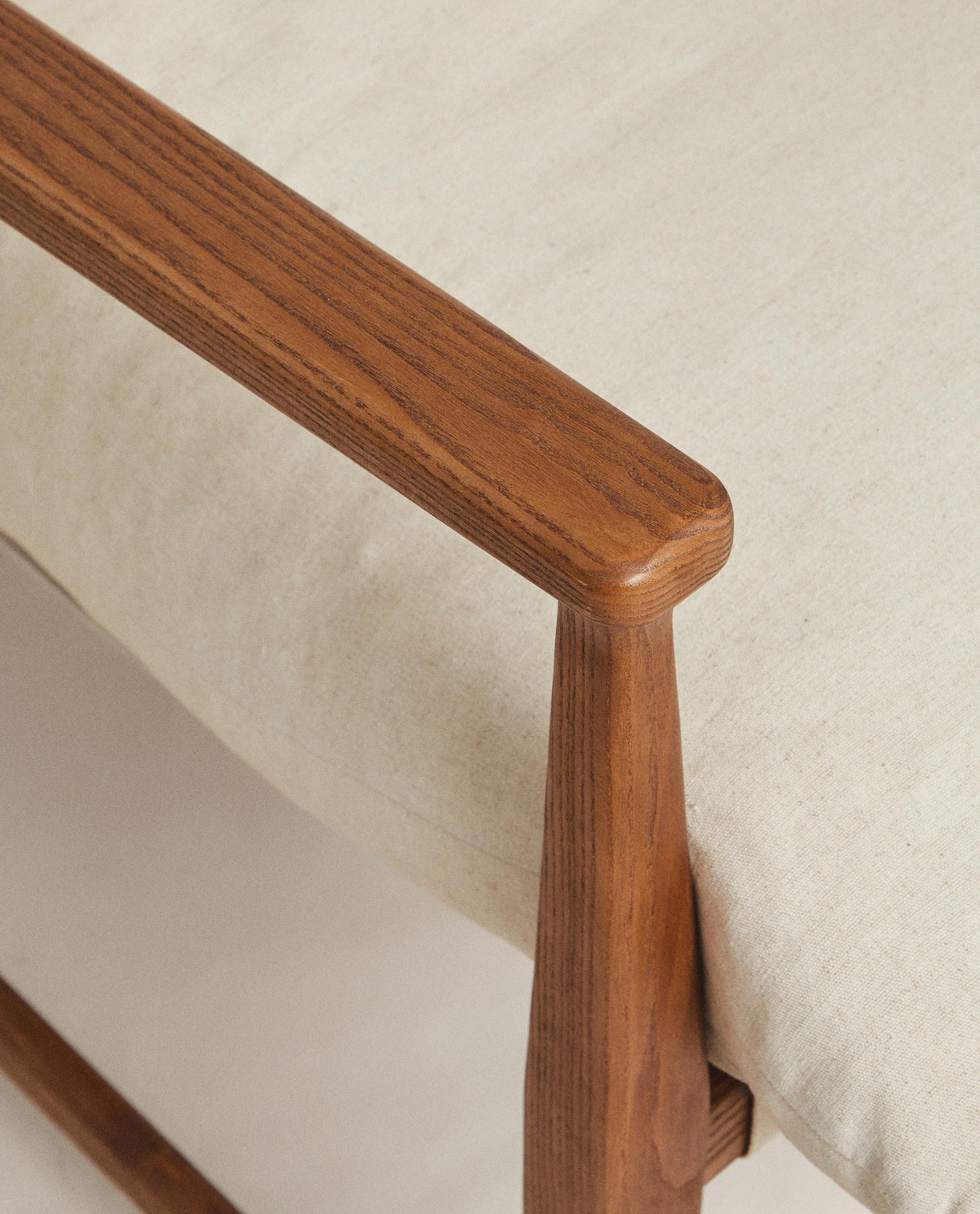 ZARA HOME ザラホーム　デタッチャブルクッション ウッドアームチェア ZARA HOME ザラホーム デタッチャブルクッション ウッドアーム