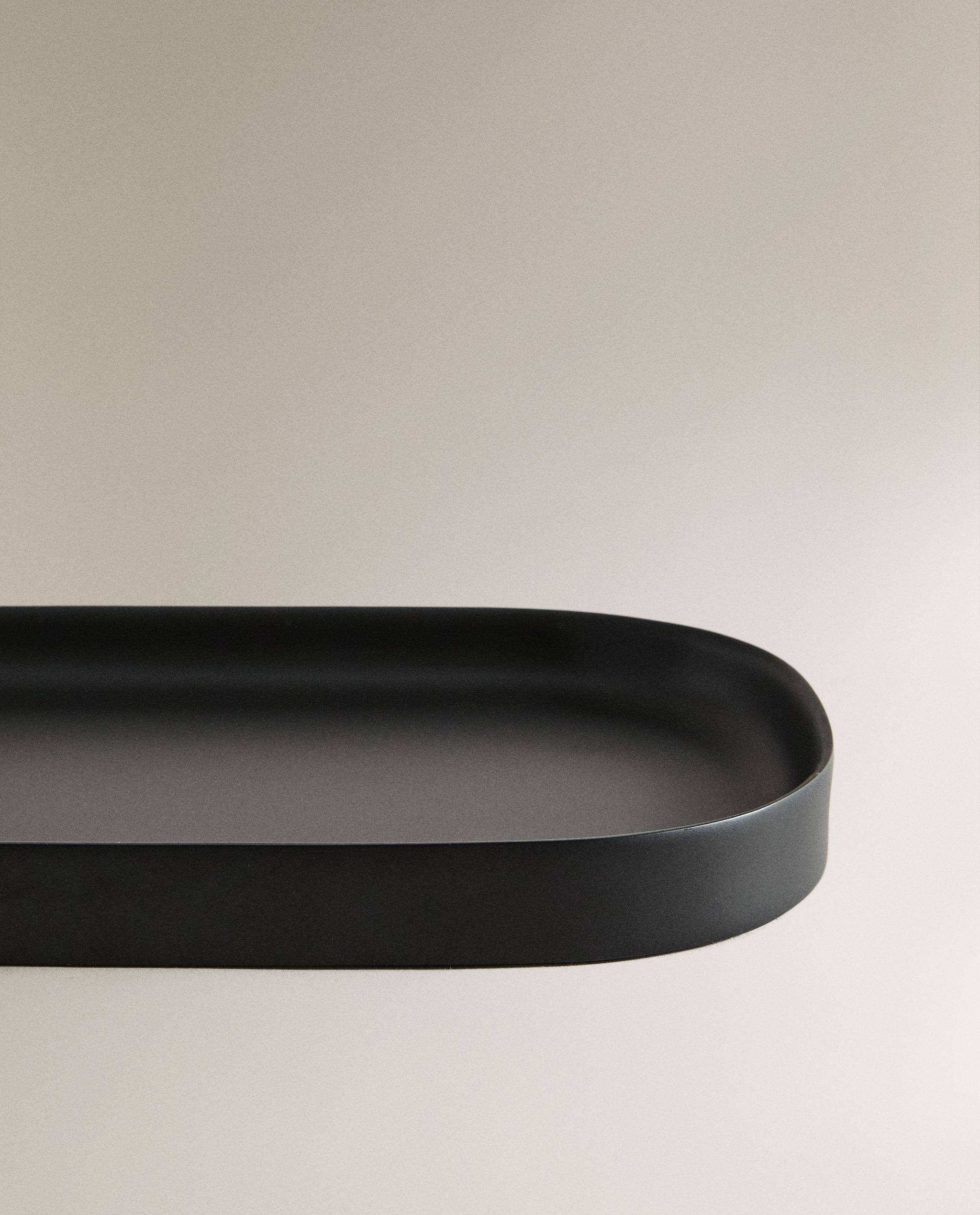 BLACK RESIN BATHROOM TRAY product thumbnail 9