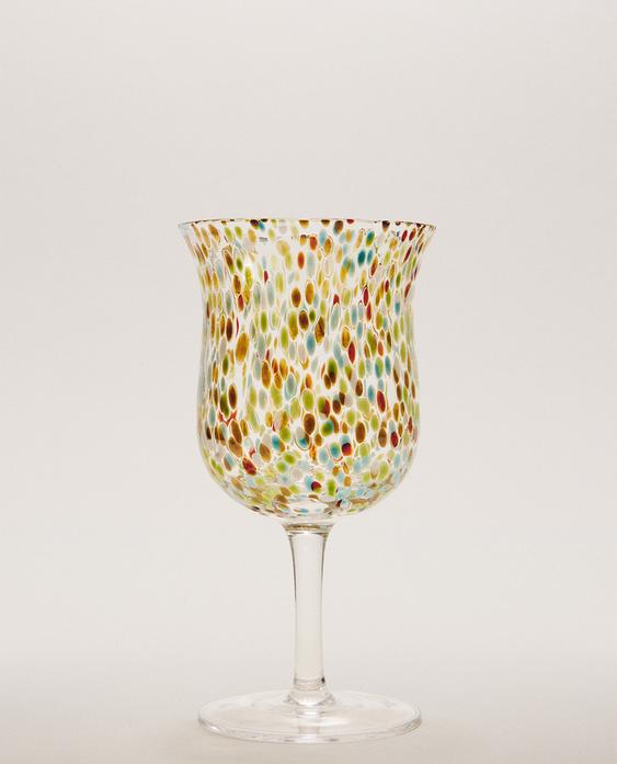 MULTICOLOURED WINE GLASS MULTICOLOURED WINE GLASS