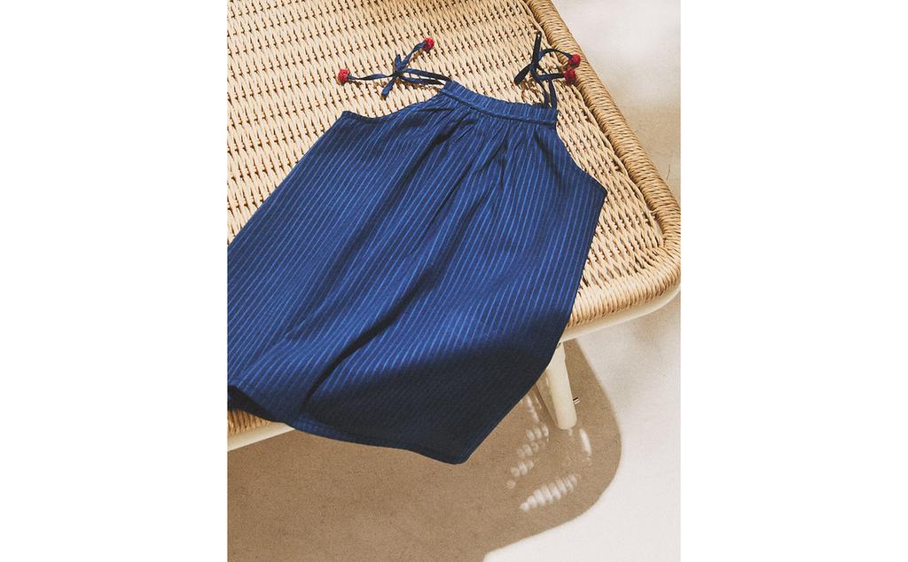 키즈 비치 원피스