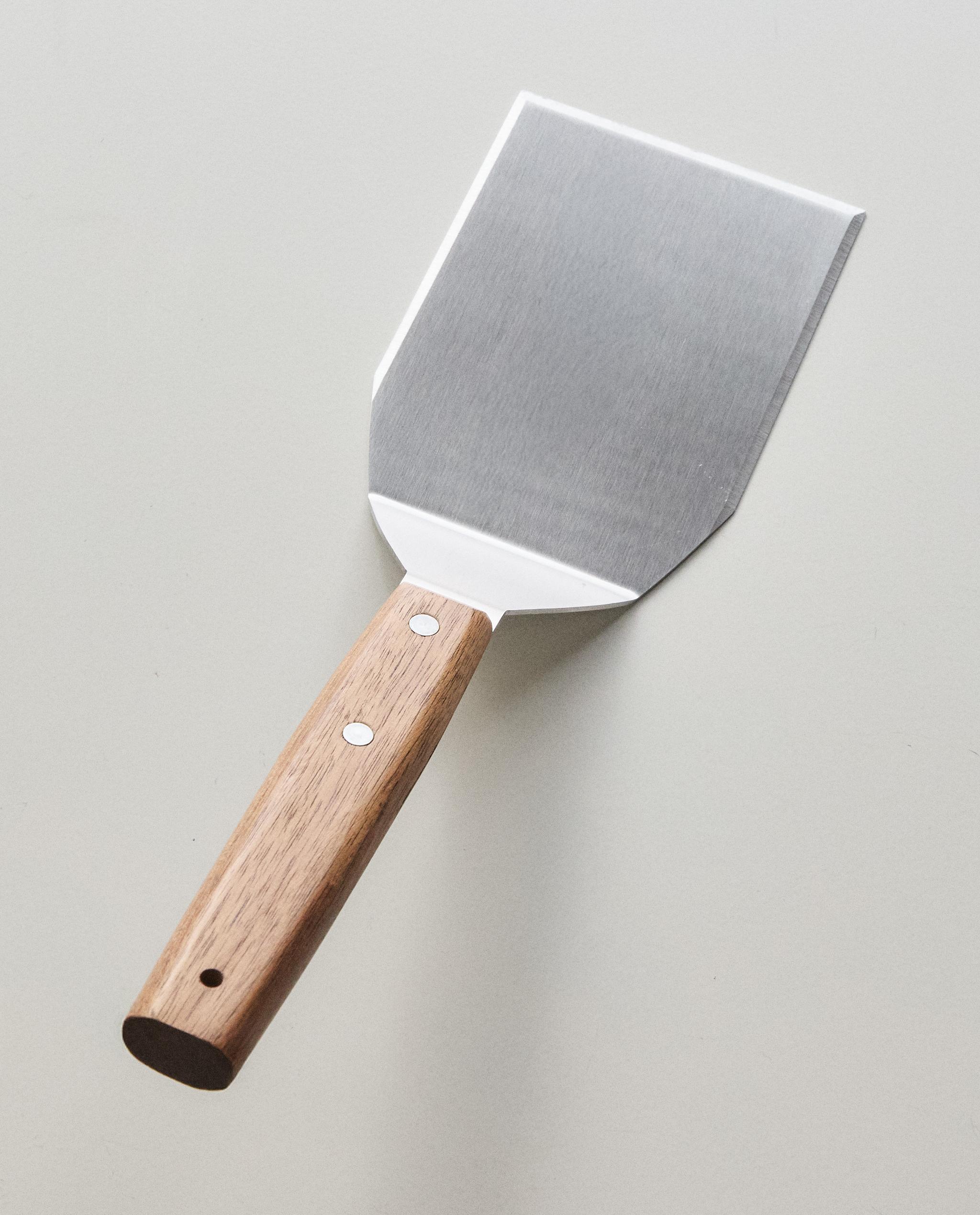 STEEL AND WOOD HAMBURGER SPATULA product thumbnail 8