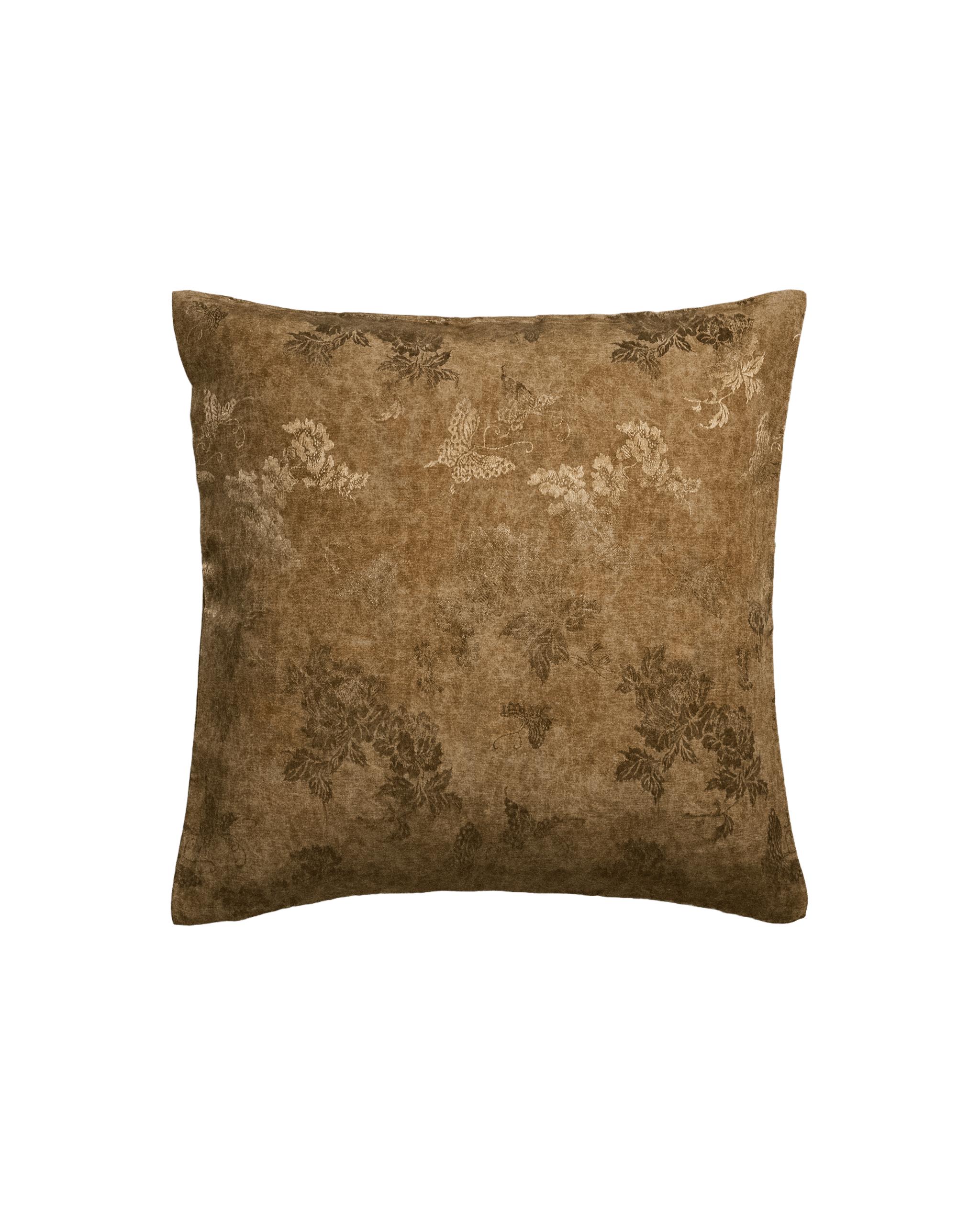 GOLD JACQUARD CUSHION COVER | MARISA BERENSON product thumbnail 7
