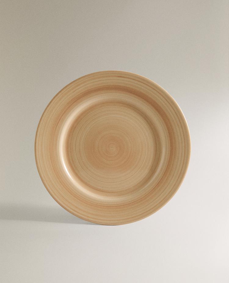 SPINWASH EARTHENWARE DINNER PLATE