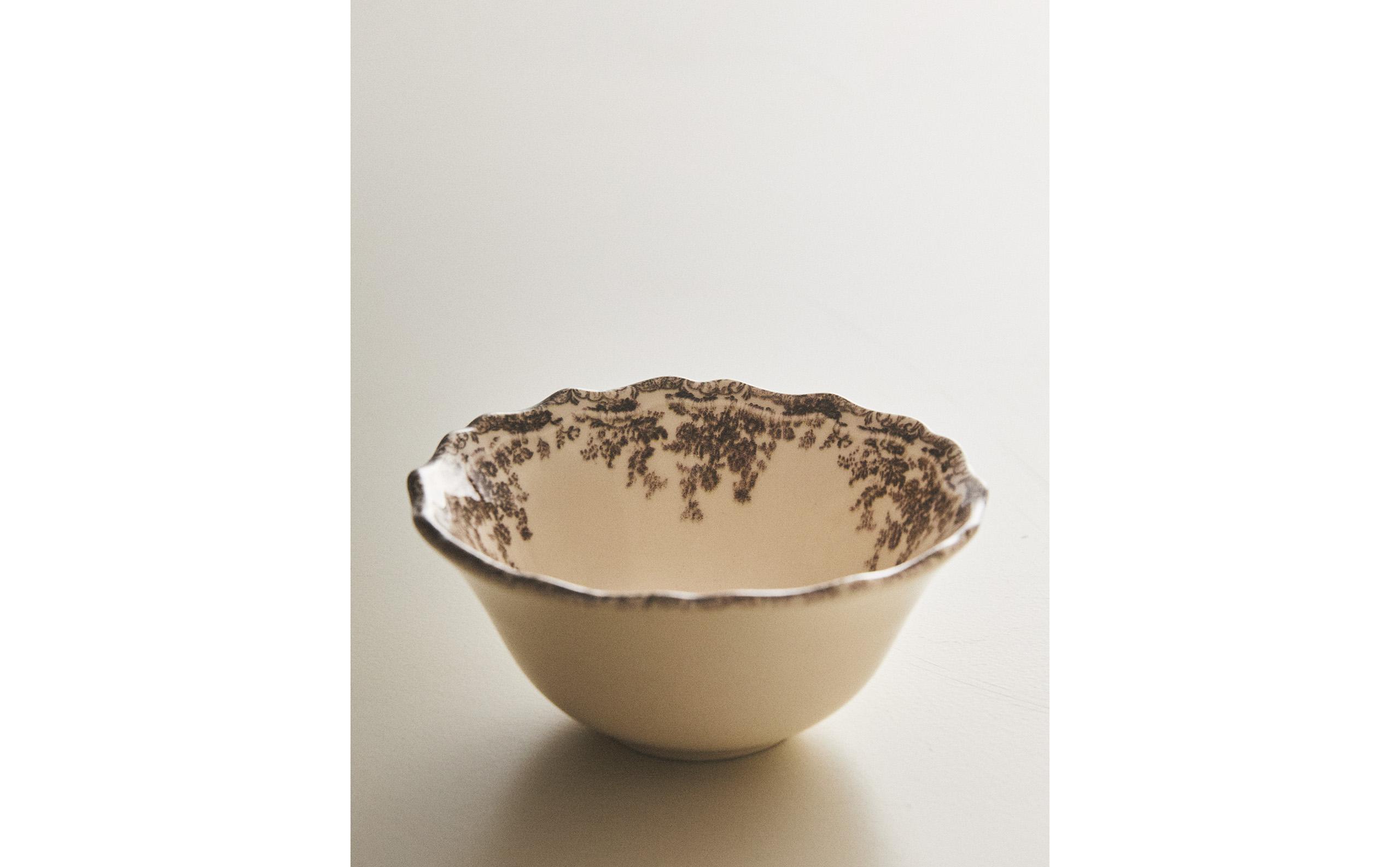 ZARA  ザラホーム フラワーアースンウェア 皿 ボウル 9点セット FLORAL EARTHENWARE SNACK BOWL | Zara Home United States of America