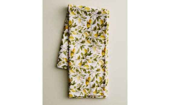LOT DE SERVIETTES CITRONS (LOT DE 2)