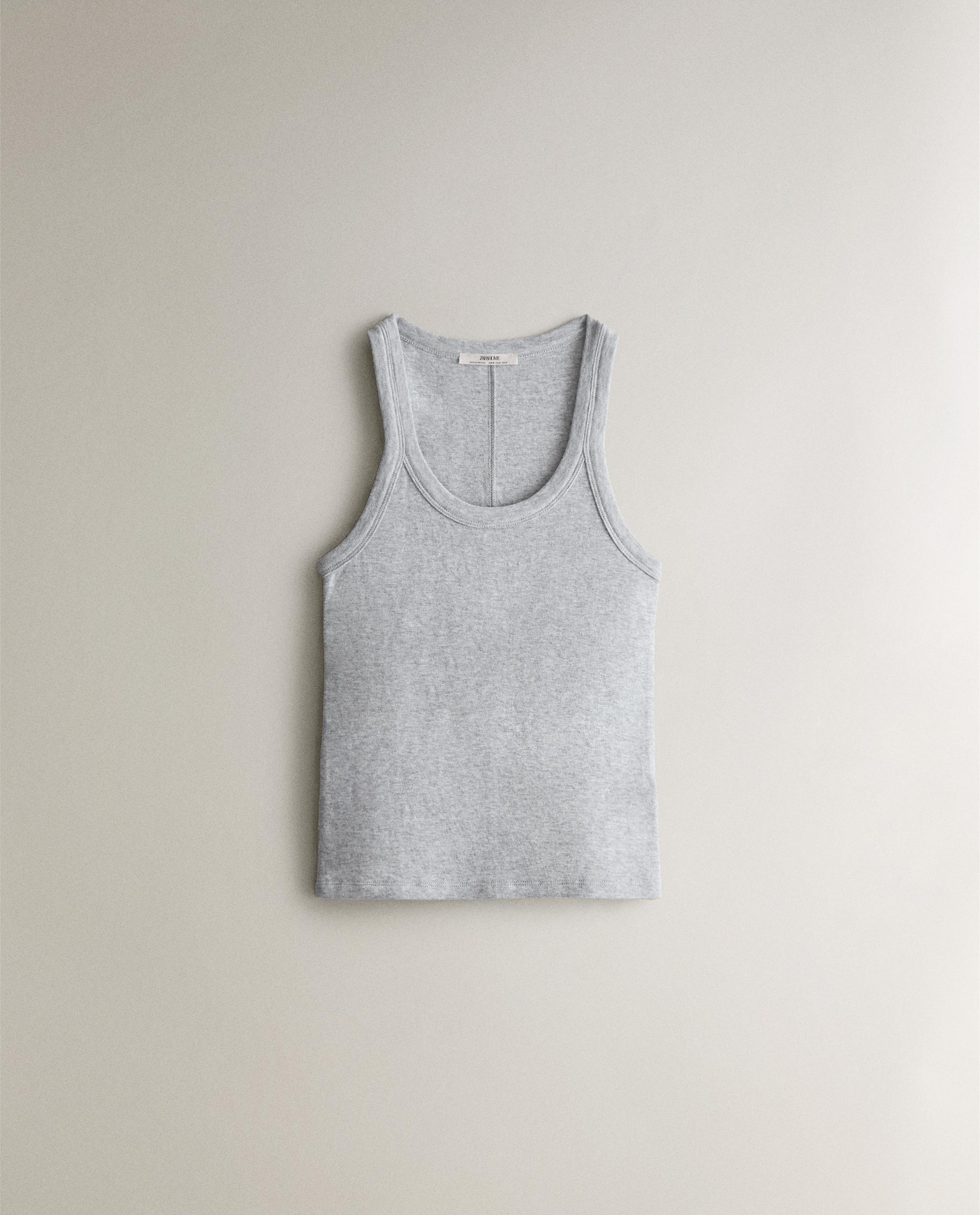 PLAIN COTTON TANK TOP