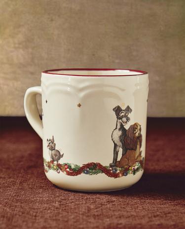 TASSE ENFANT LADY AND THE TRAMP © DISNEY NOËL