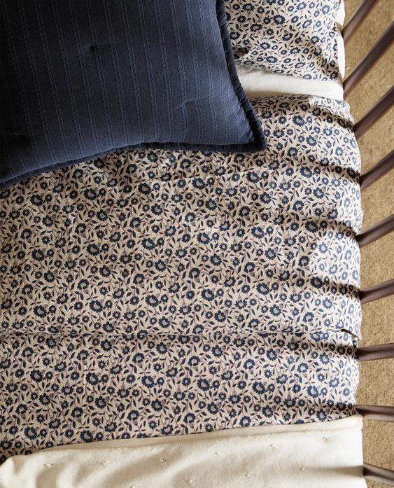 KIDS' FLORAL COTTON DUVET COVER KIDS' FLORAL COTTON DUVET COVER