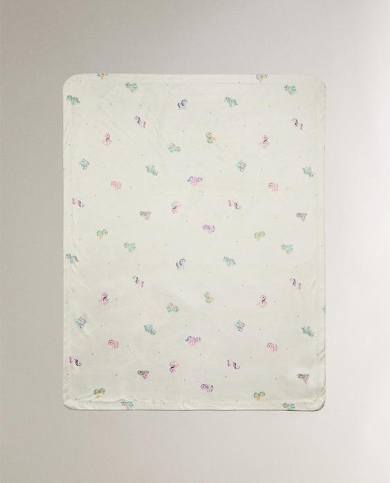 MY LITTLE PONY© PRINT FLEECE BABY BLANKET MY LITTLE PONY© PRINT FLEECE BABY BLANKET