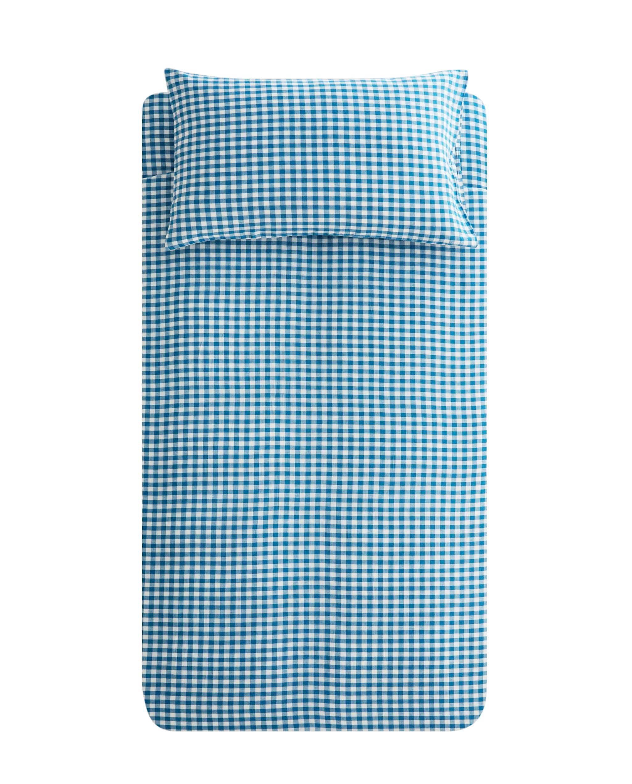 KIDS' CHECK MUSLIN DUVET COVER product thumbnail 3