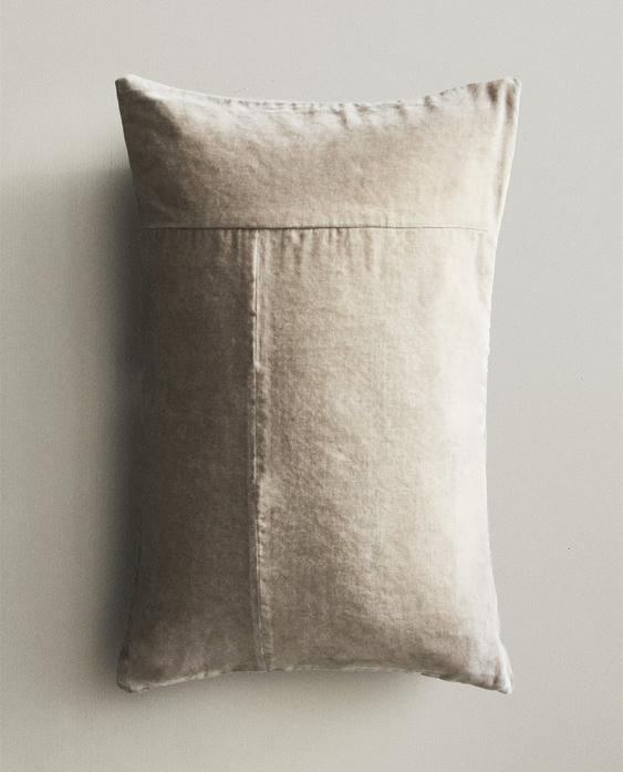 WASHED VELVET CUSHION COVER WASHED VELVET CUSHION COVER