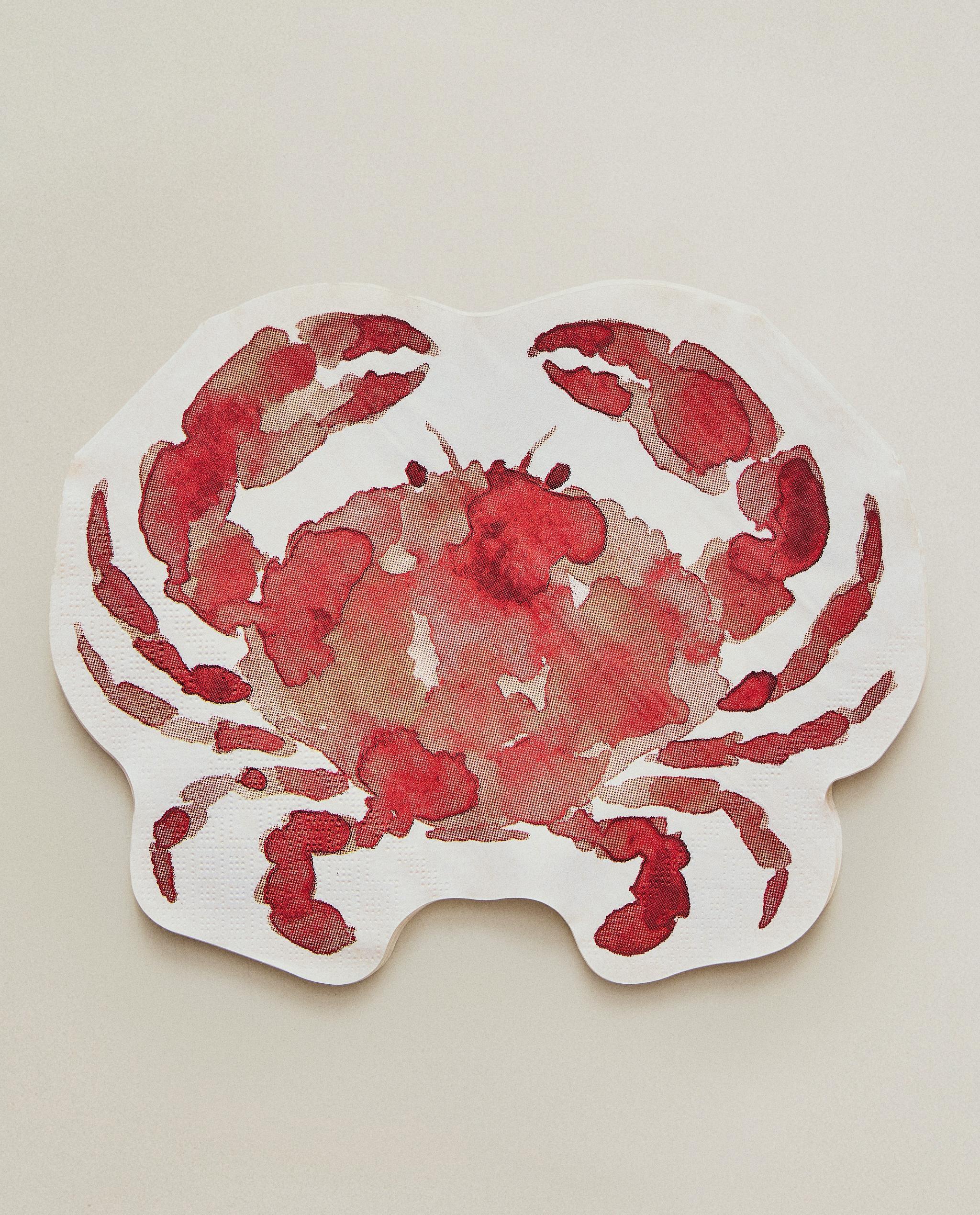 PACK OF CRAB PAPER NAPKINS (PACK OF 20) product thumbnail 7