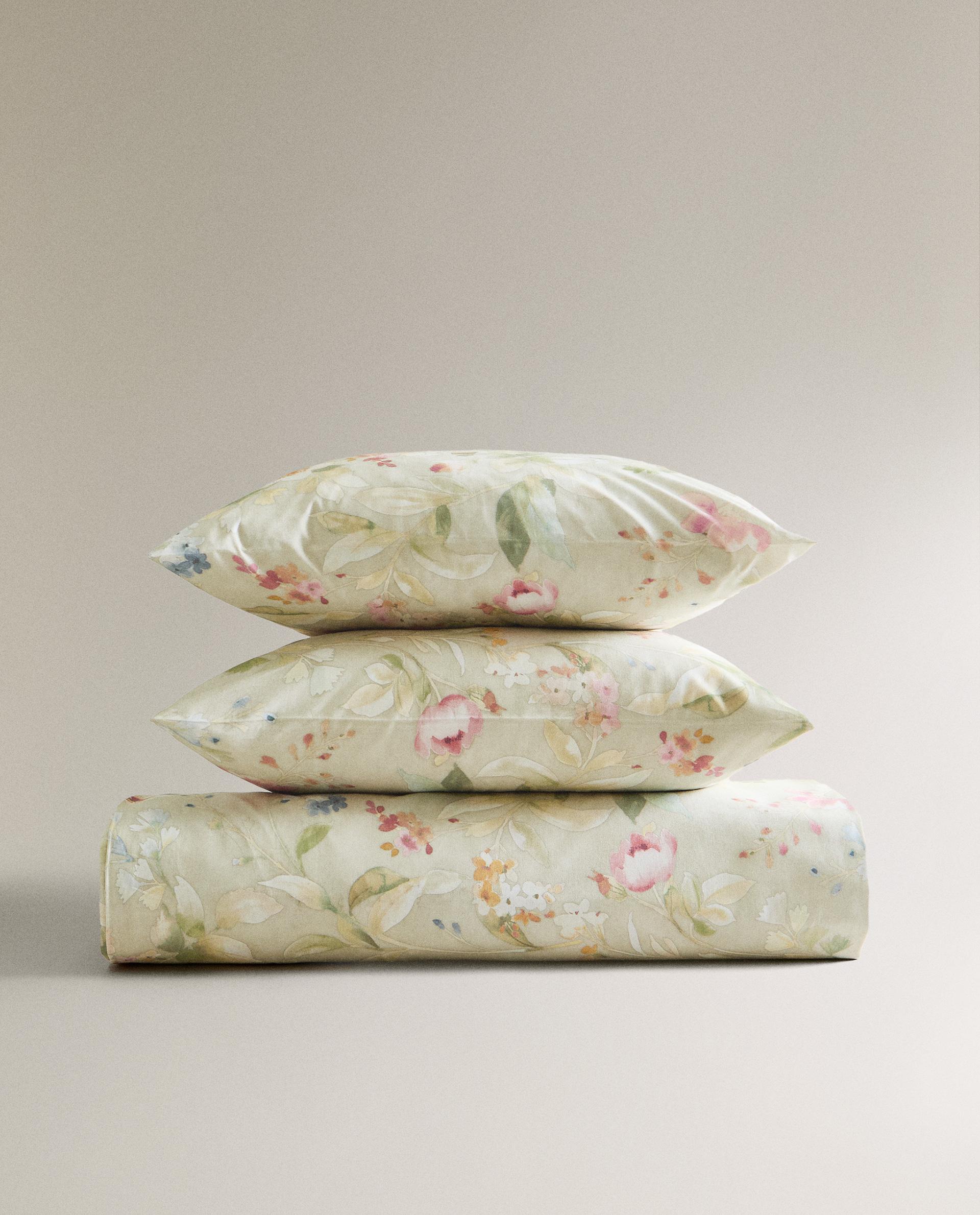 新品 ZARA HOME ザラホーム モザイクフラワー プリント 掛け布団 ZARA HOME - 新品 ZARA HOME ザラホーム モザイクフラワー