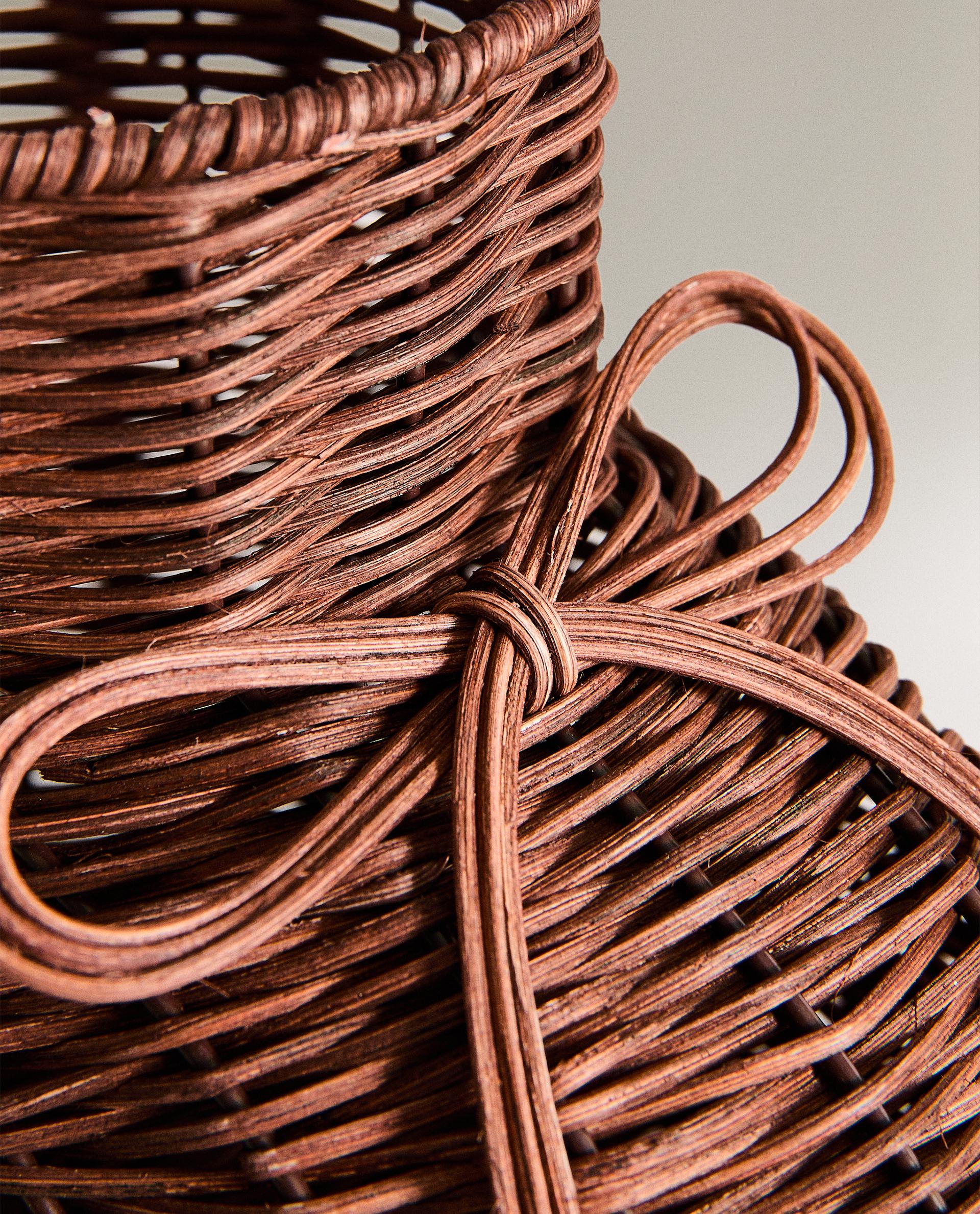 RATTAN SKI BOOT CHRISTMAS TREE DECORATION Zara Home Hungary