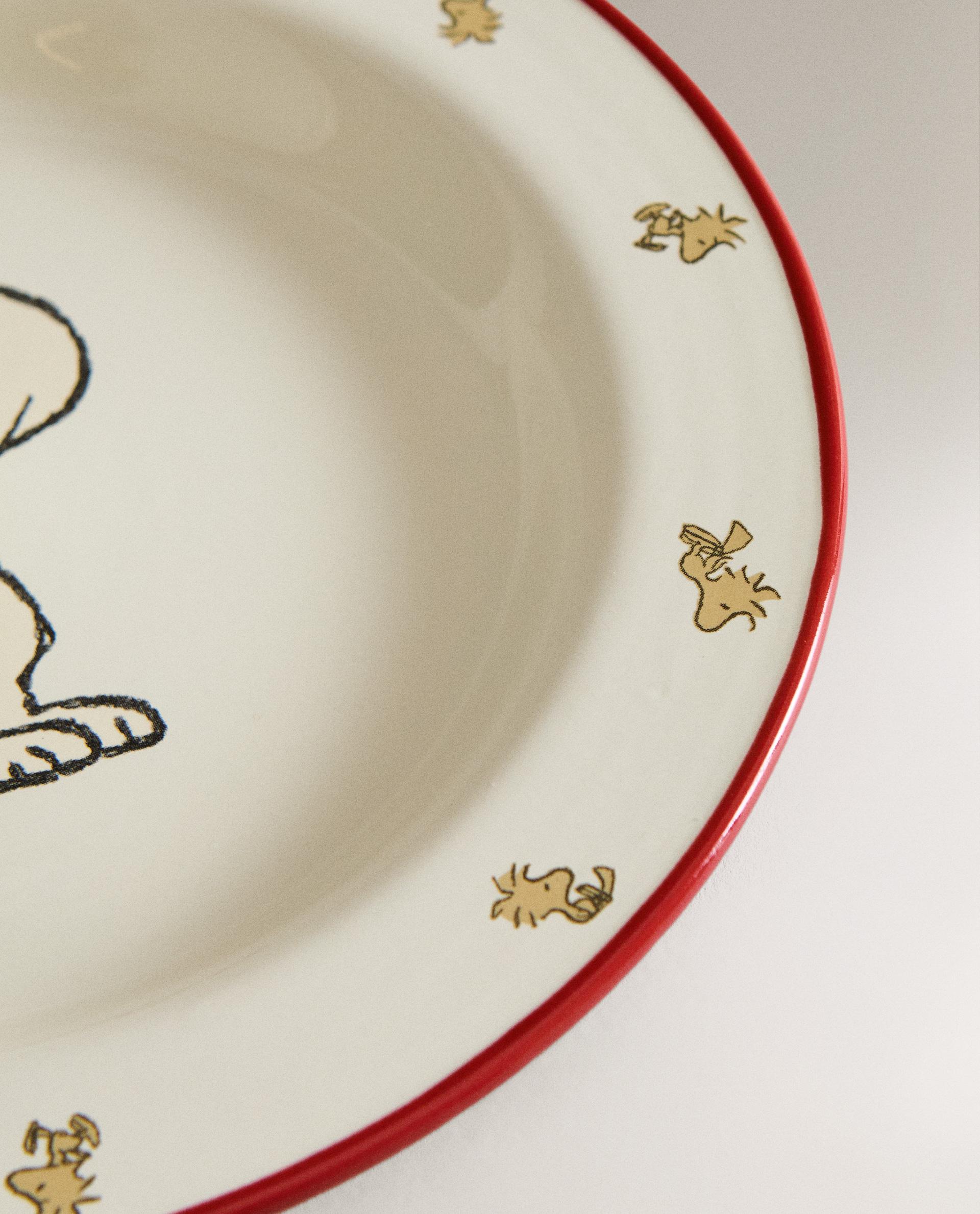 PIATTO PER BAMBINI IN CERAMICA CON PEANUTS ™