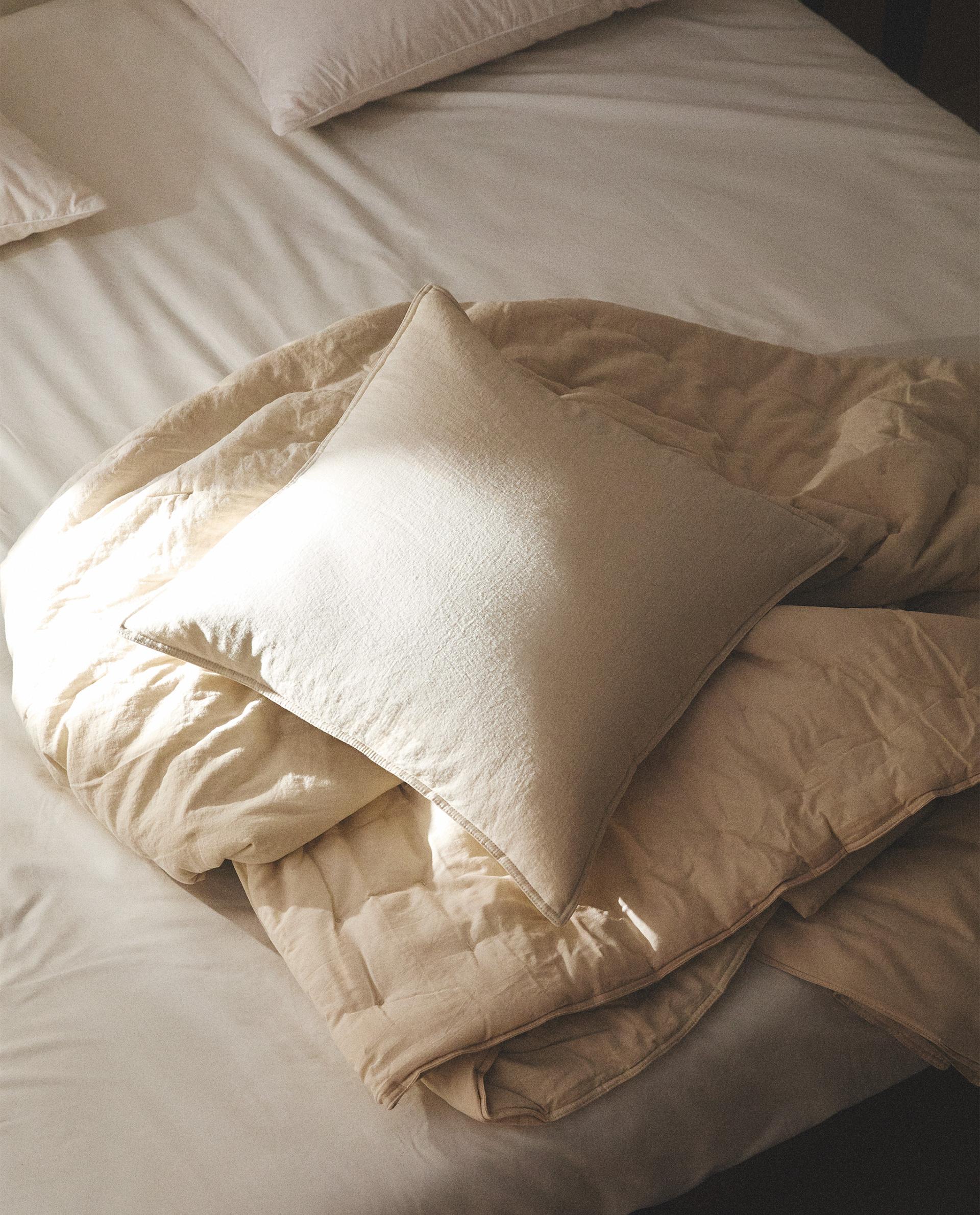 FUNDA COJÍN LINO Y ALGODÓN FUNDA COJÍN LINO Y ALGODÓN